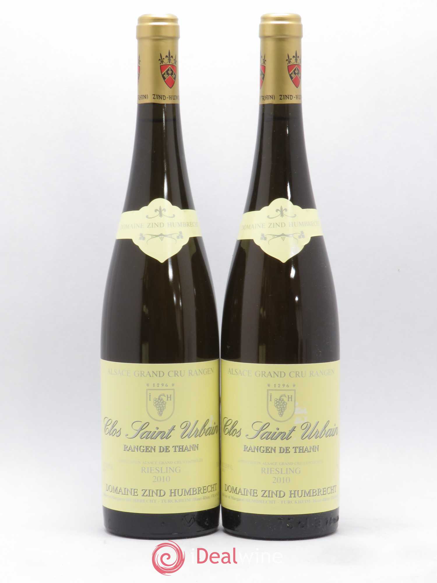 Alsace Riesling Grand Cru Rangen de Thann Clos Saint Urbain Zind-Humbrecht (Domaine) 2010 - Lot de 2 bouteilles - 0