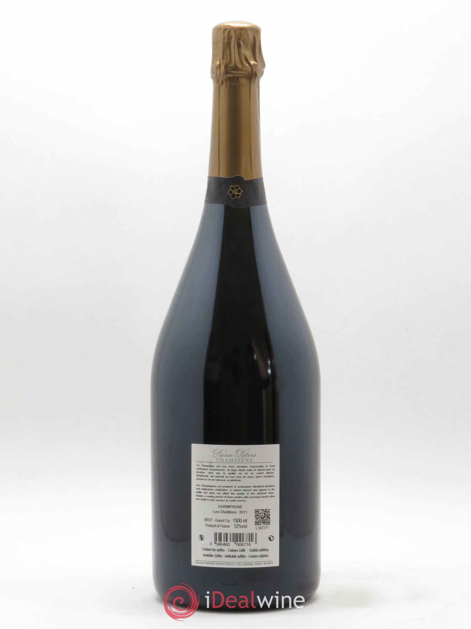 Cuvée Spéciale les Chétillons Blanc de Blancs Brut Pierre Péters 2011 - Lot de 1 magnum - 1