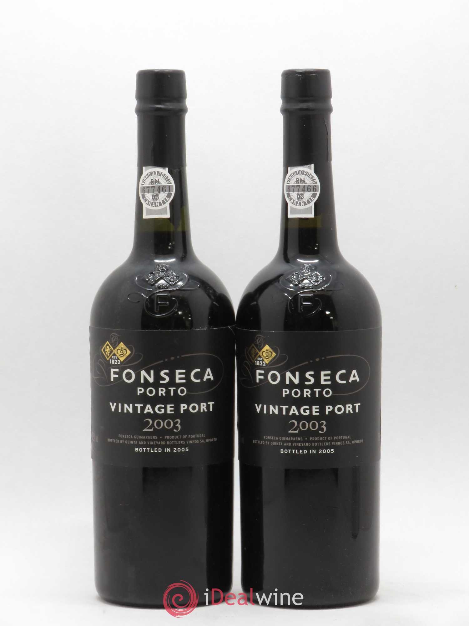 Porto Fonseca Vintage 2003 - Lot de 2 bouteilles - 0