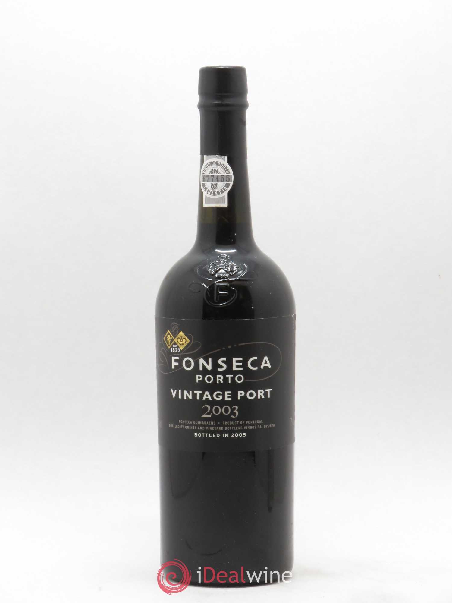 Porto Fonseca Vintage 2003 - Lot de 1 bouteille - 0