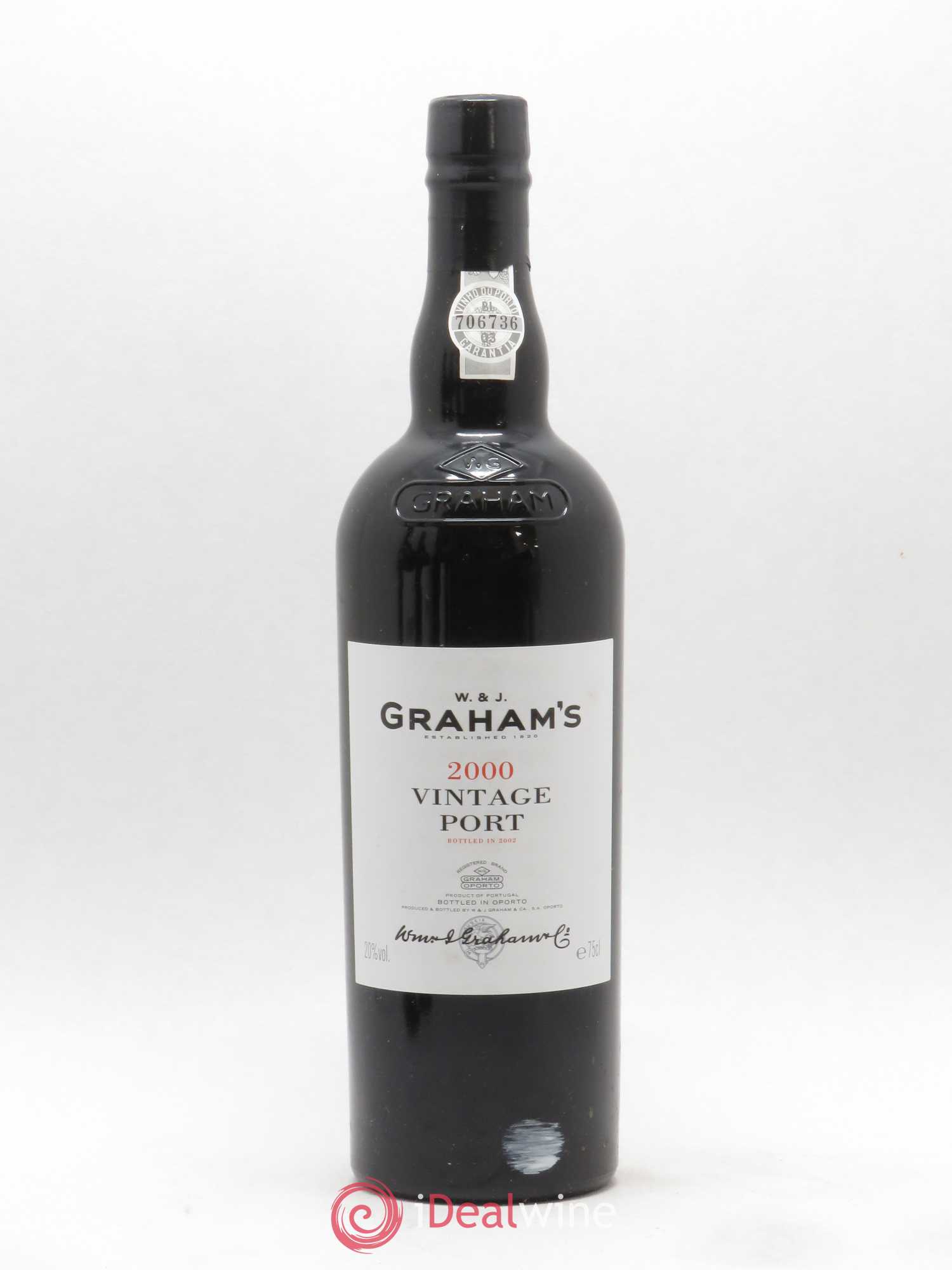 Porto W&J Graham' Vintage 2000 - Lot de 1 bouteille - 0