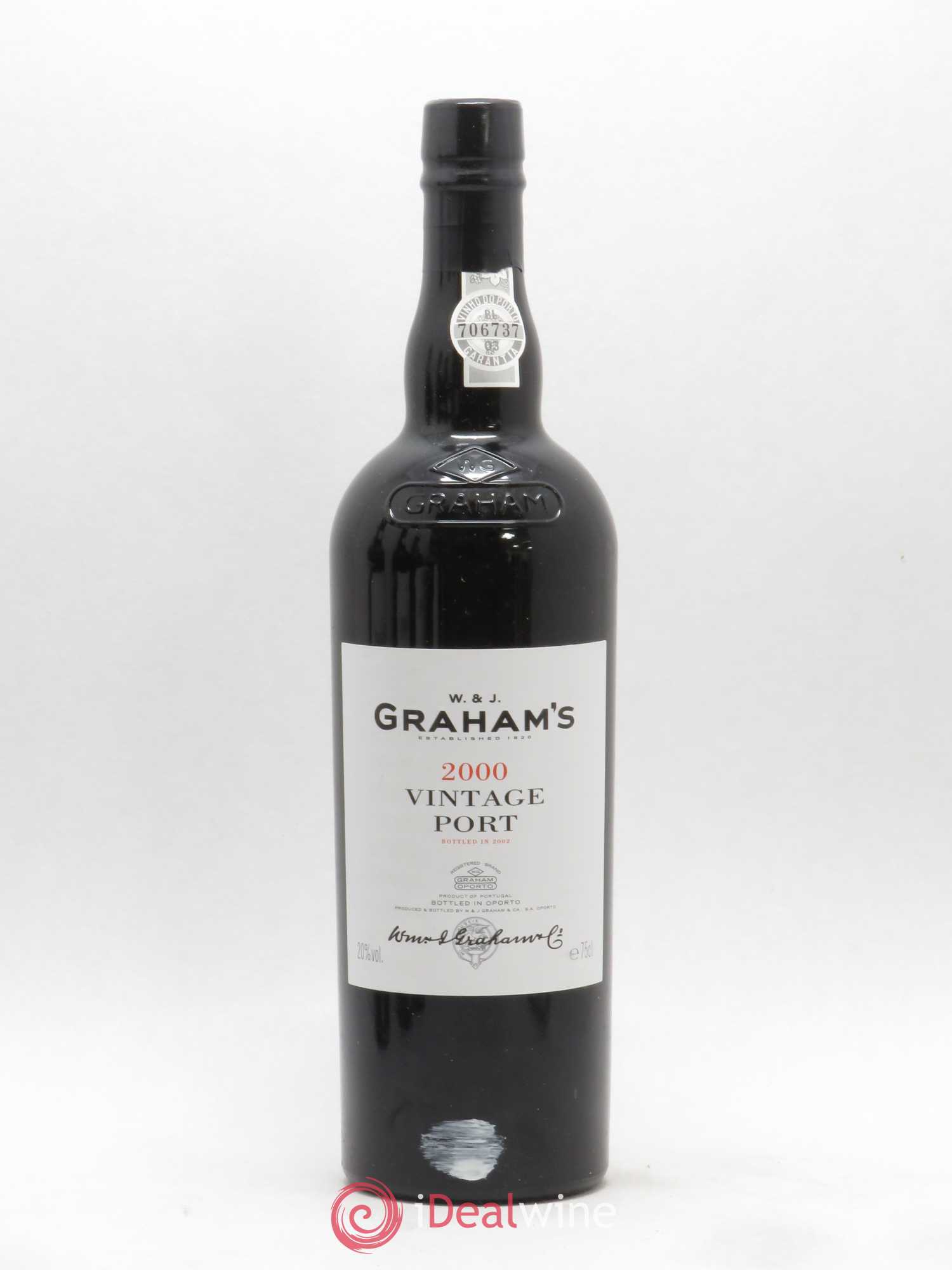 Porto W&J Graham' Vintage 2000 - Lot de 1 bouteille - 0