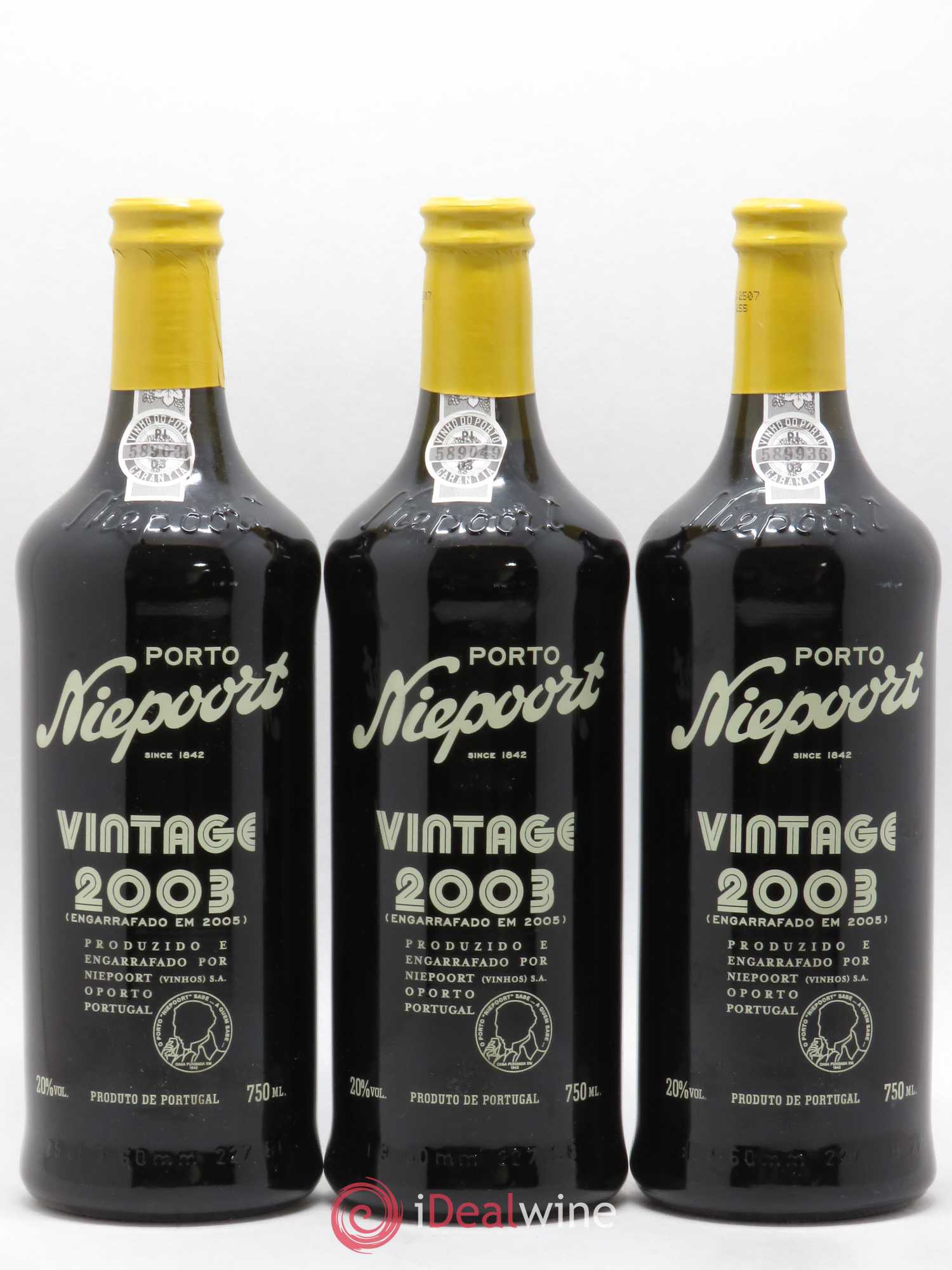 Porto Niepoort 2003 - Lot de 3 bouteilles - 0