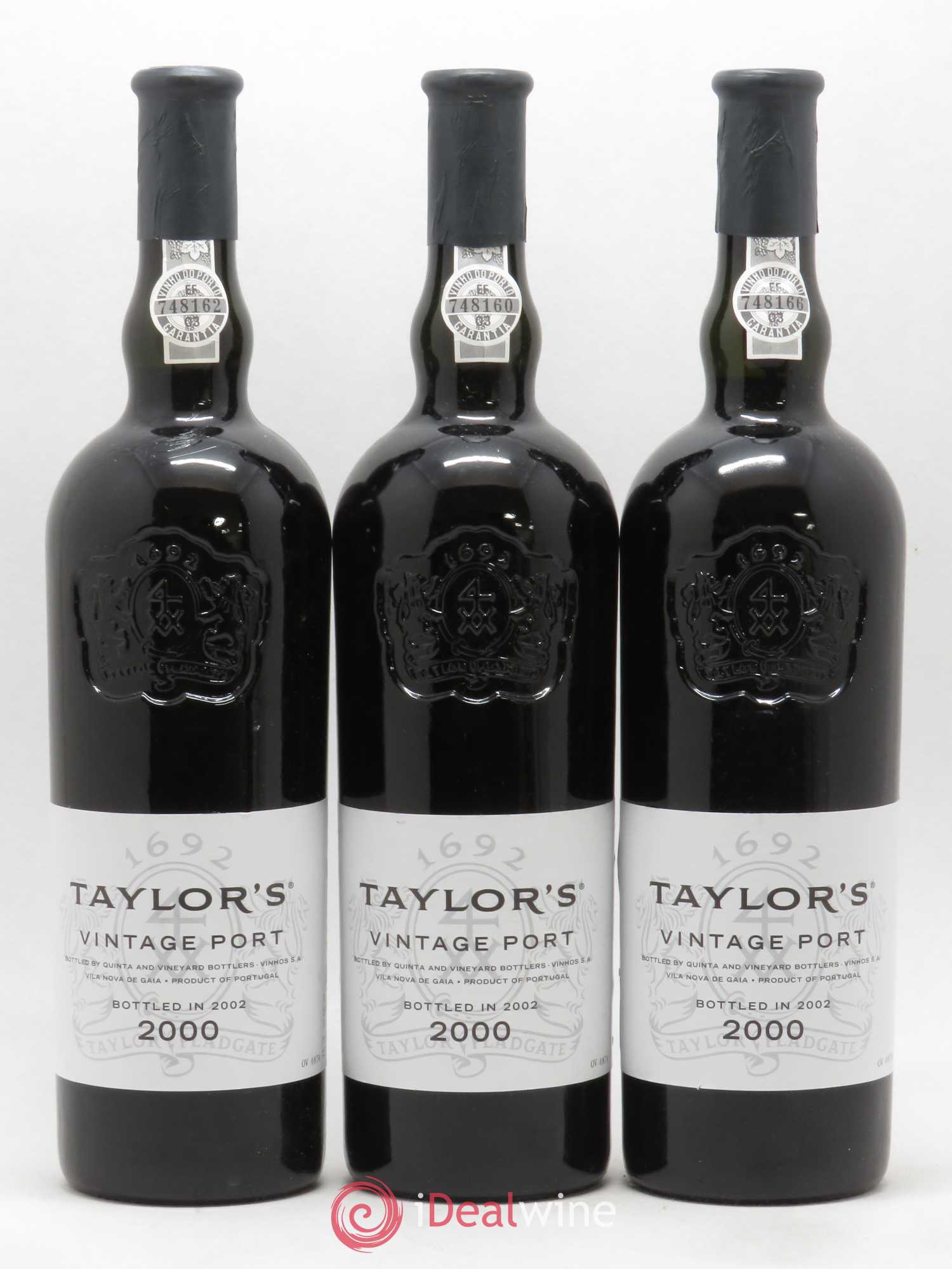 Porto Taylor's Vintage 2000 - Lot de 3 bouteilles - 0