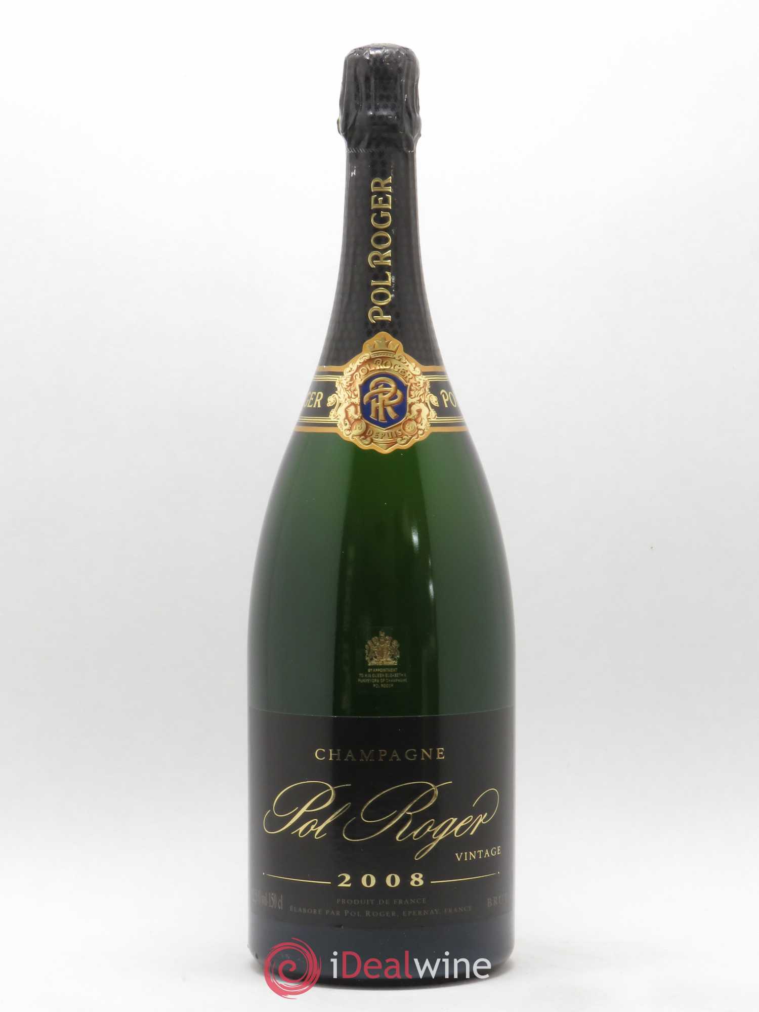 Brut Vintage Pol Roger 2008 - Lot de 1 magnum - 0