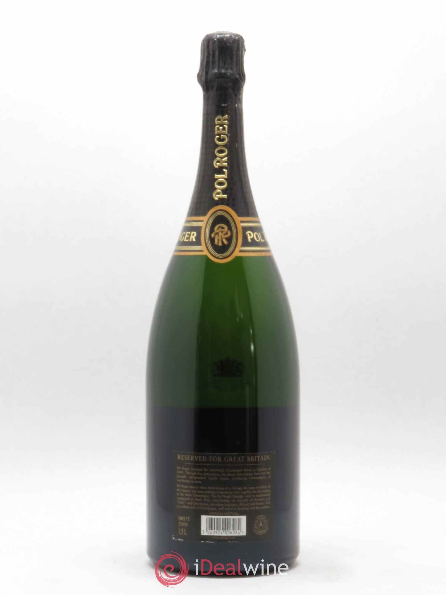 Brut Vintage Pol Roger 2008 - Posten von 1 Magnum - 1