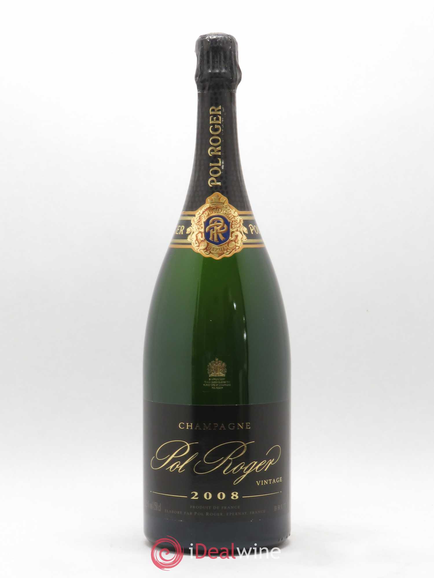 Brut Vintage Pol Roger 2008 - Posten von 1 Magnum - 0