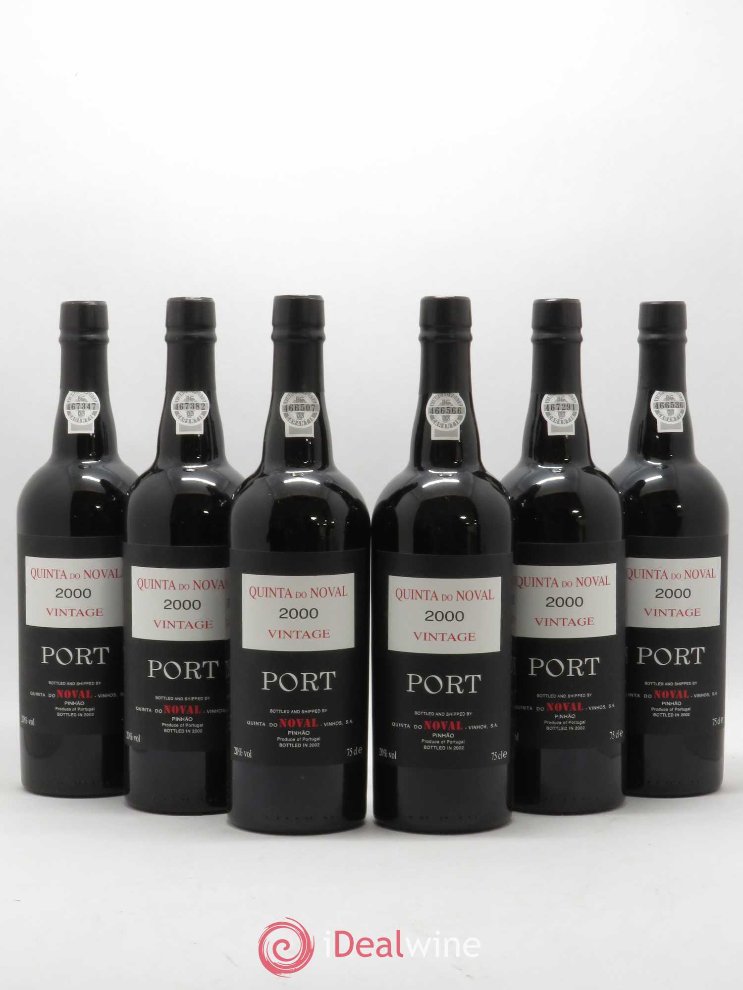 Porto Quinta Do Noval Vintage 2000 - Lot de 6 bouteilles - 0