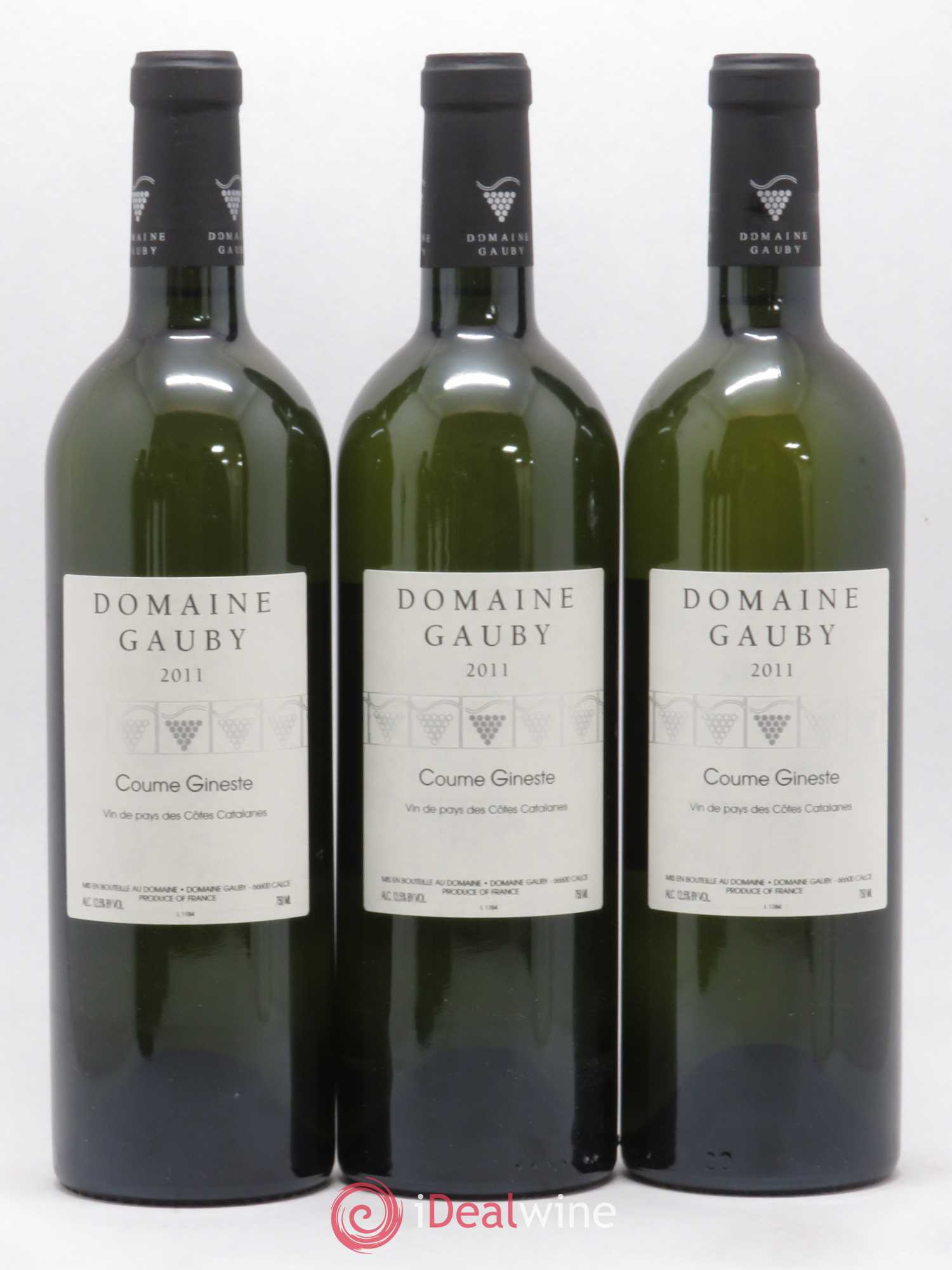 Côtes Catalanes Coume Gineste Gauby (Domaine) 2011 - Lot de 3 bouteilles - 0