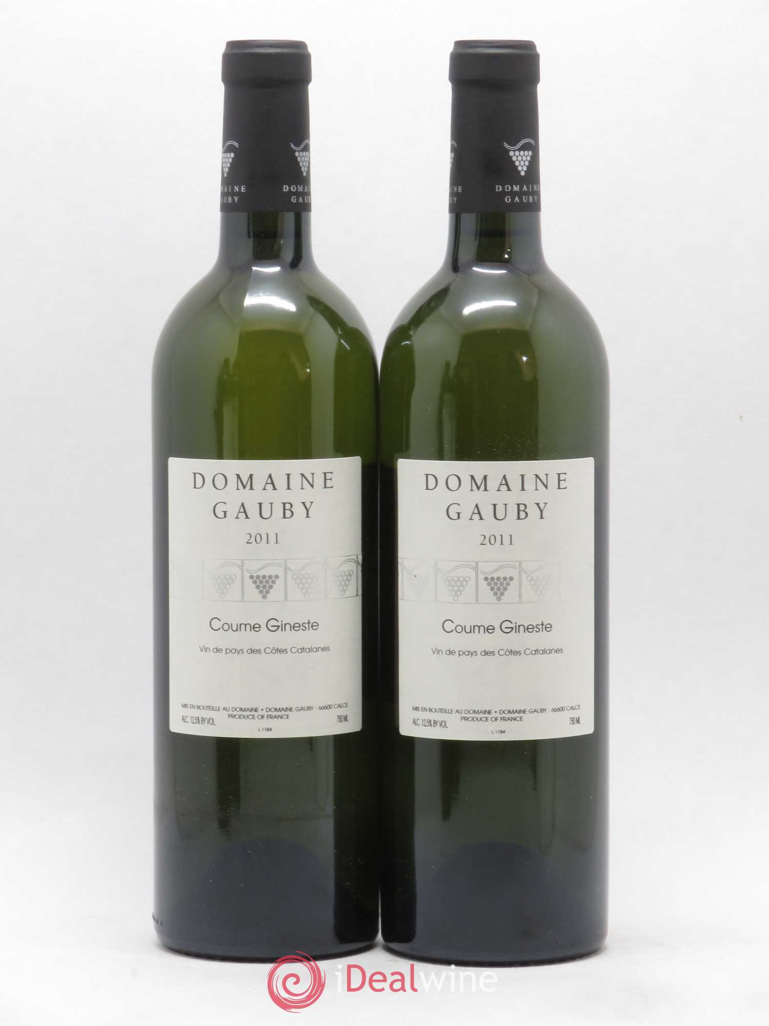 Côtes Catalanes Coume Gineste Gauby (Domaine) 2011 - Lot de 2 bouteilles - 0