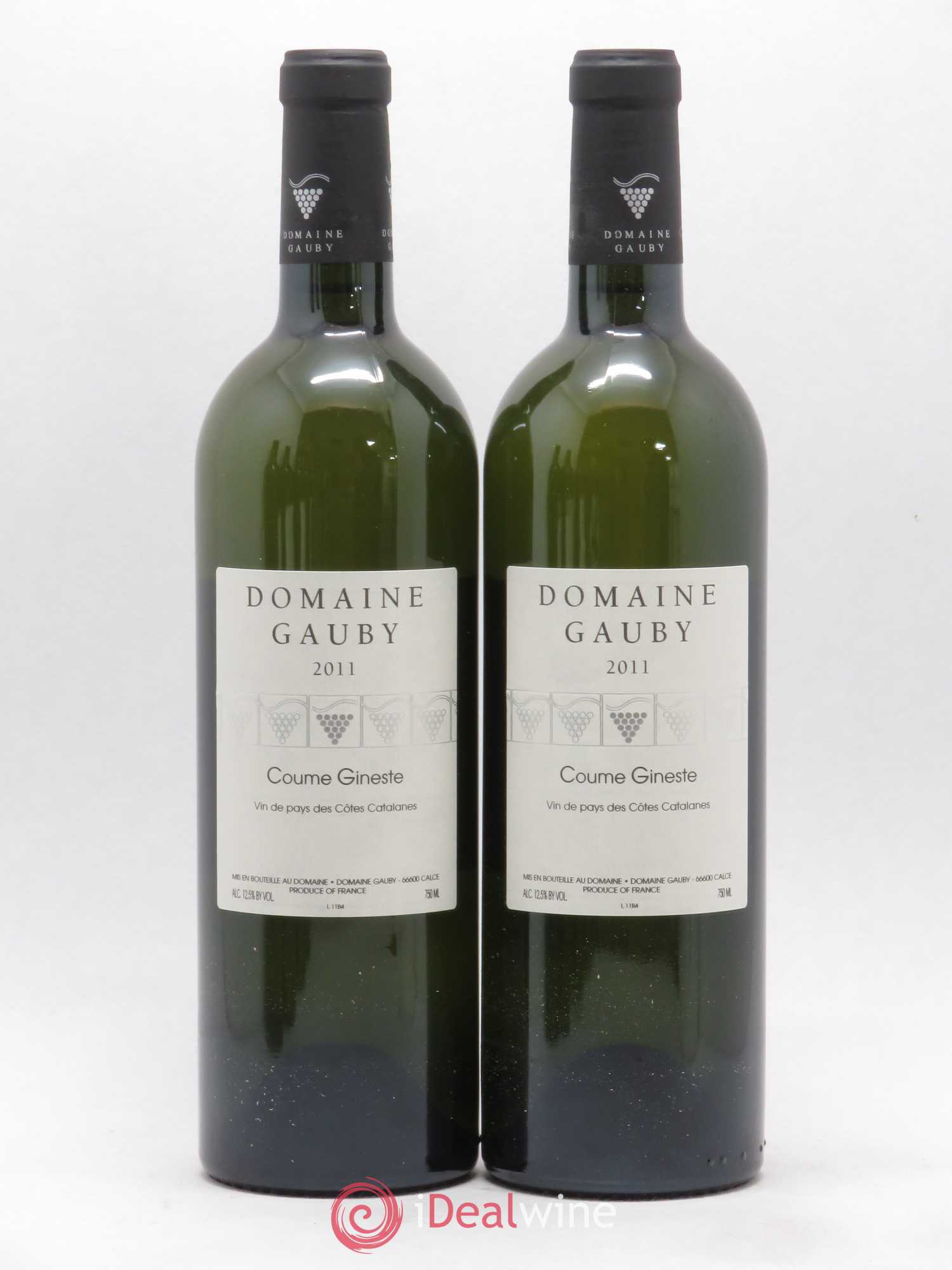 Côtes Catalanes Coume Gineste Gauby (Domaine) 2011 - Lot de 2 bouteilles - 0