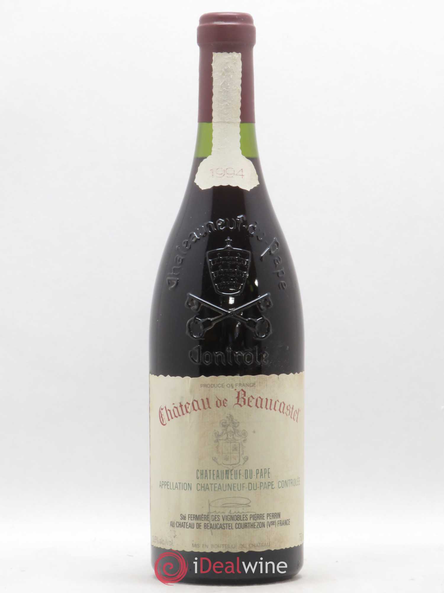 Châteauneuf-du-Pape Château de Beaucastel Famille Perrin 1994 - Lot de 1 bouteille - 0
