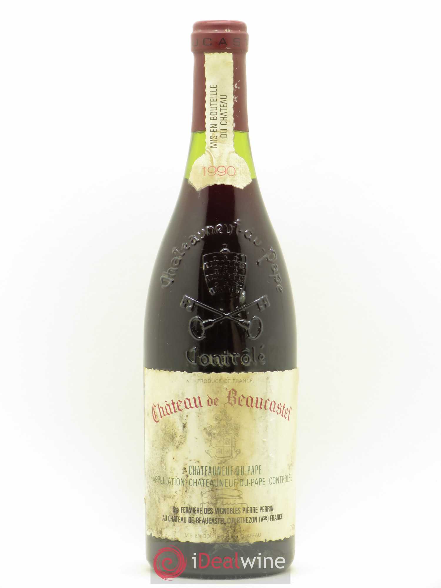 Châteauneuf-du-Pape Château de Beaucastel Famille Perrin 1990 - Lot de 1 bouteille - 0