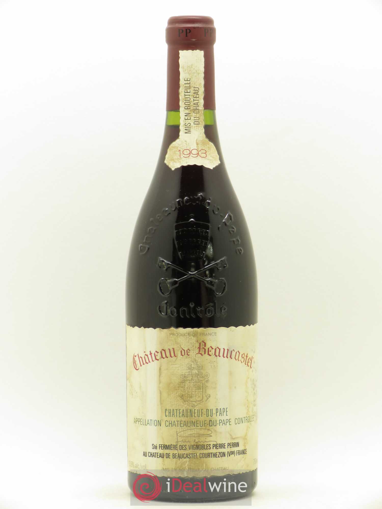 Châteauneuf-du-Pape Château de Beaucastel Famille Perrin 1993 - Lot de 1 bouteille - 0