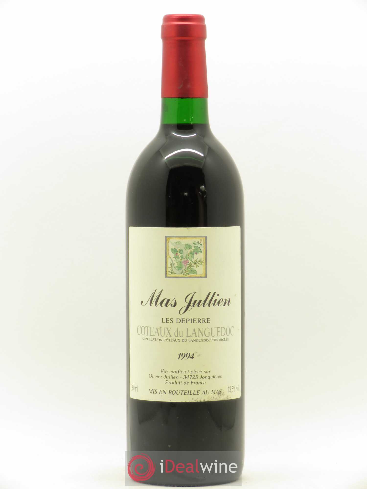 Coteaux du Languedoc Mas Jullien Les Depierre 1994 - Posten von 1 Flasche - 0