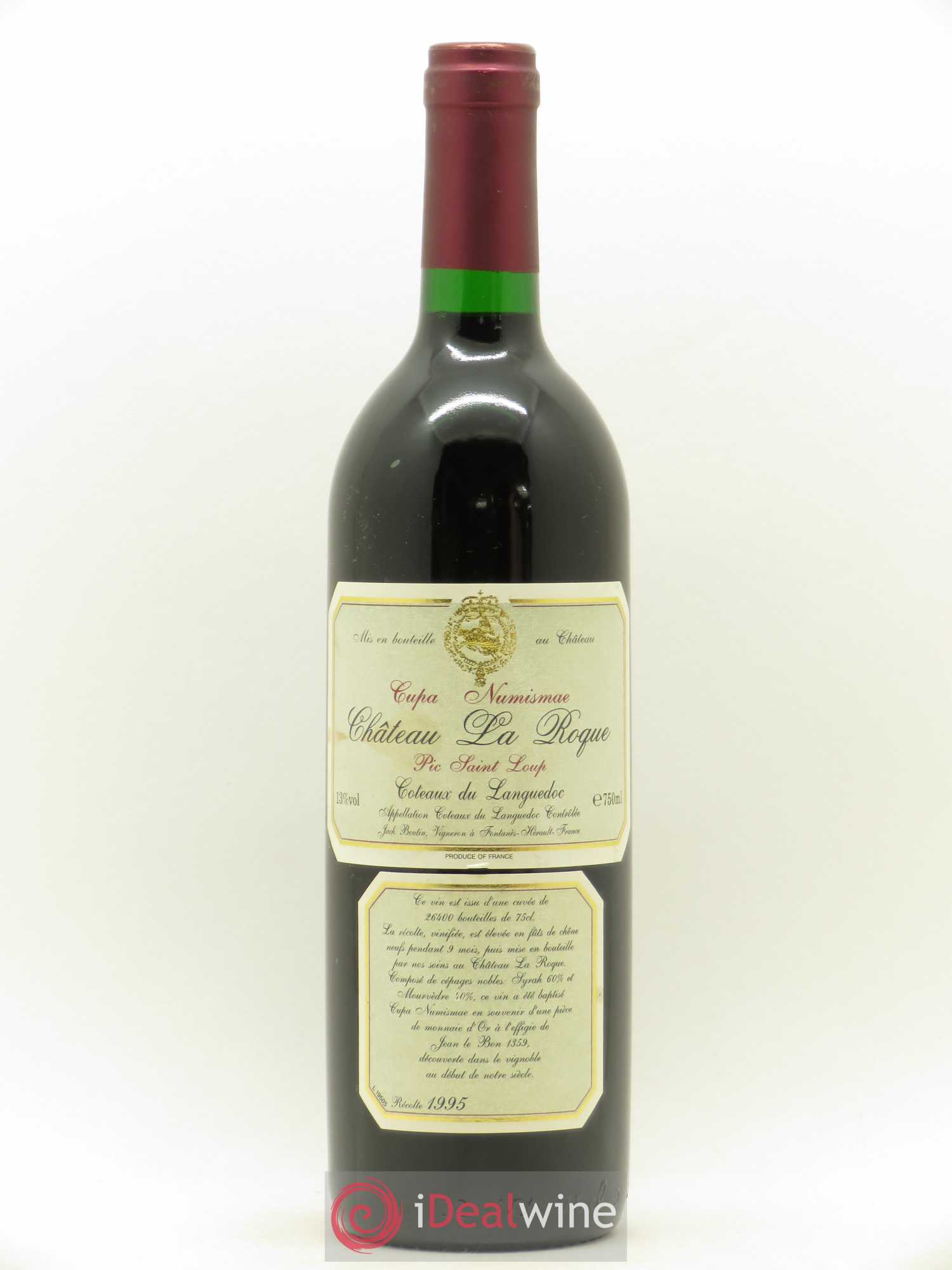 Coteaux du Languedoc Pic Saint Loup Château La Roque 1995 - Posten von 1 Flasche - 0