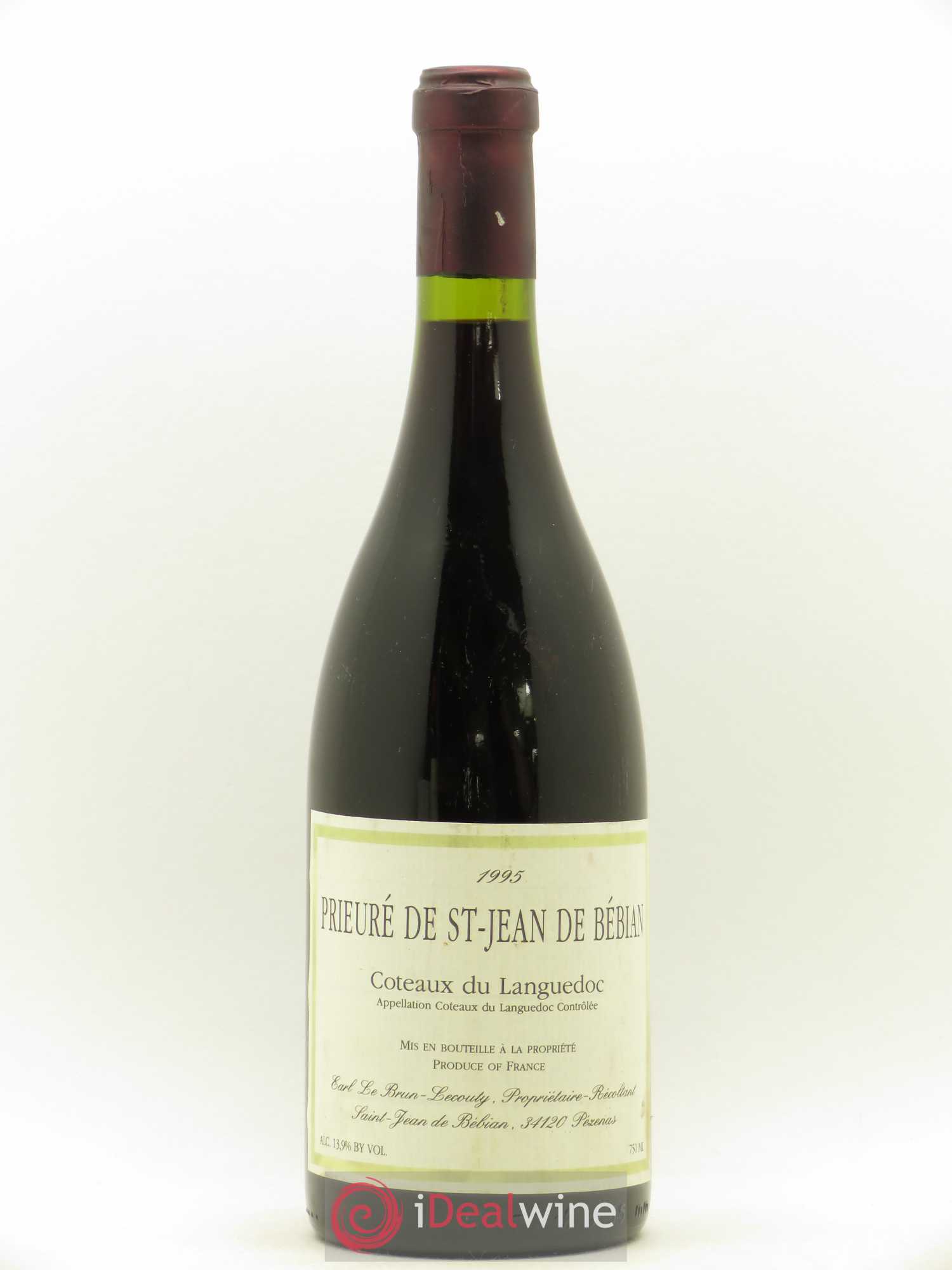 Languedoc Prieuré St-Jean de Bébian 1995 - Lot de 1 bouteille - 0