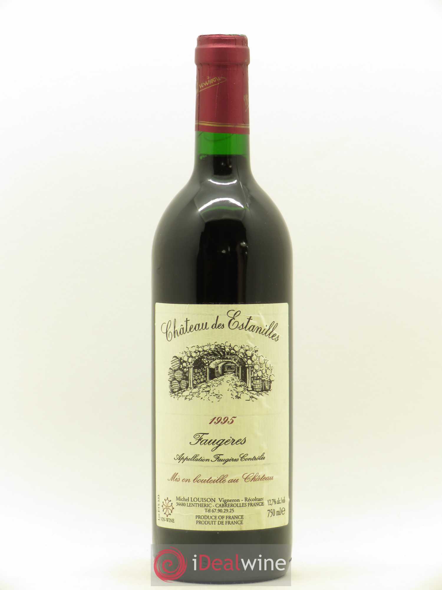 Faugères Château des Estanilles 1995 - Posten von 1 Flasche - 0