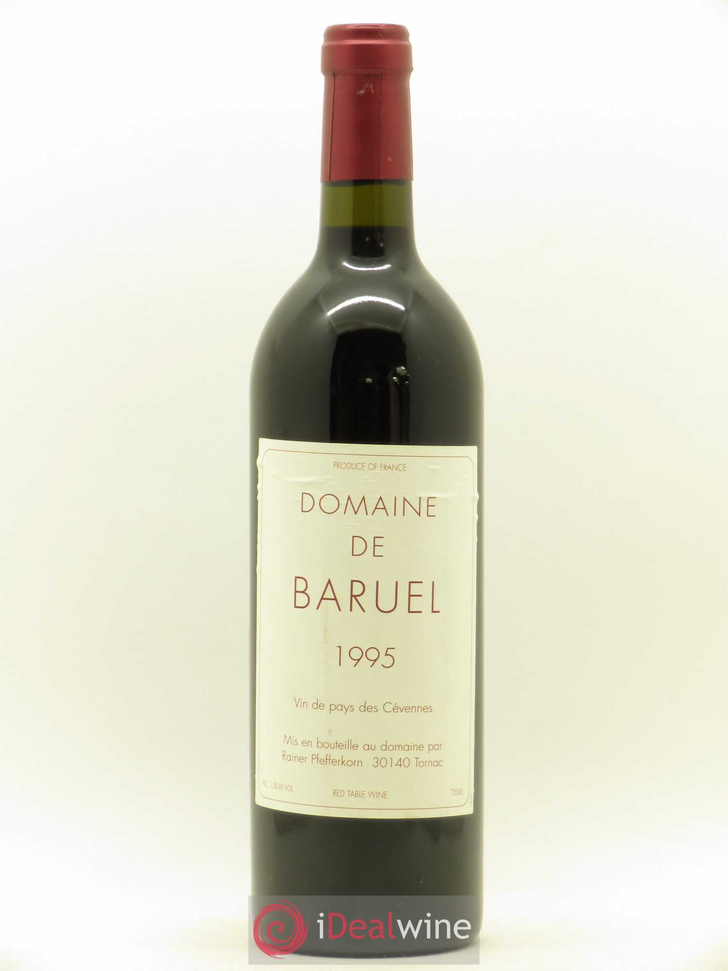 Rhône Vin de Pays des Cevennes Domaine de Barruel 1995 - Posten von 1 Flasche - 0