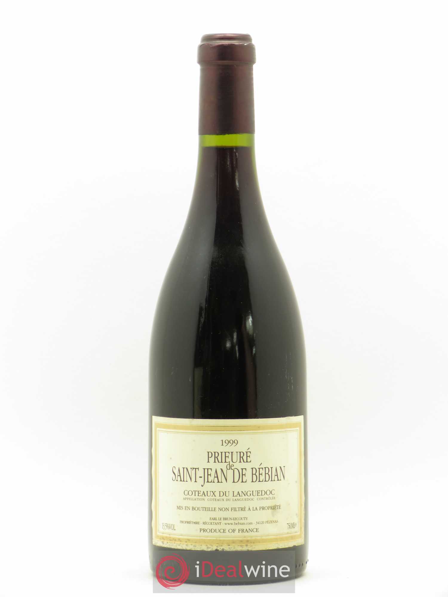 Languedoc Prieuré St-Jean de Bébian 1999 - Lot de 1 bouteille - 0