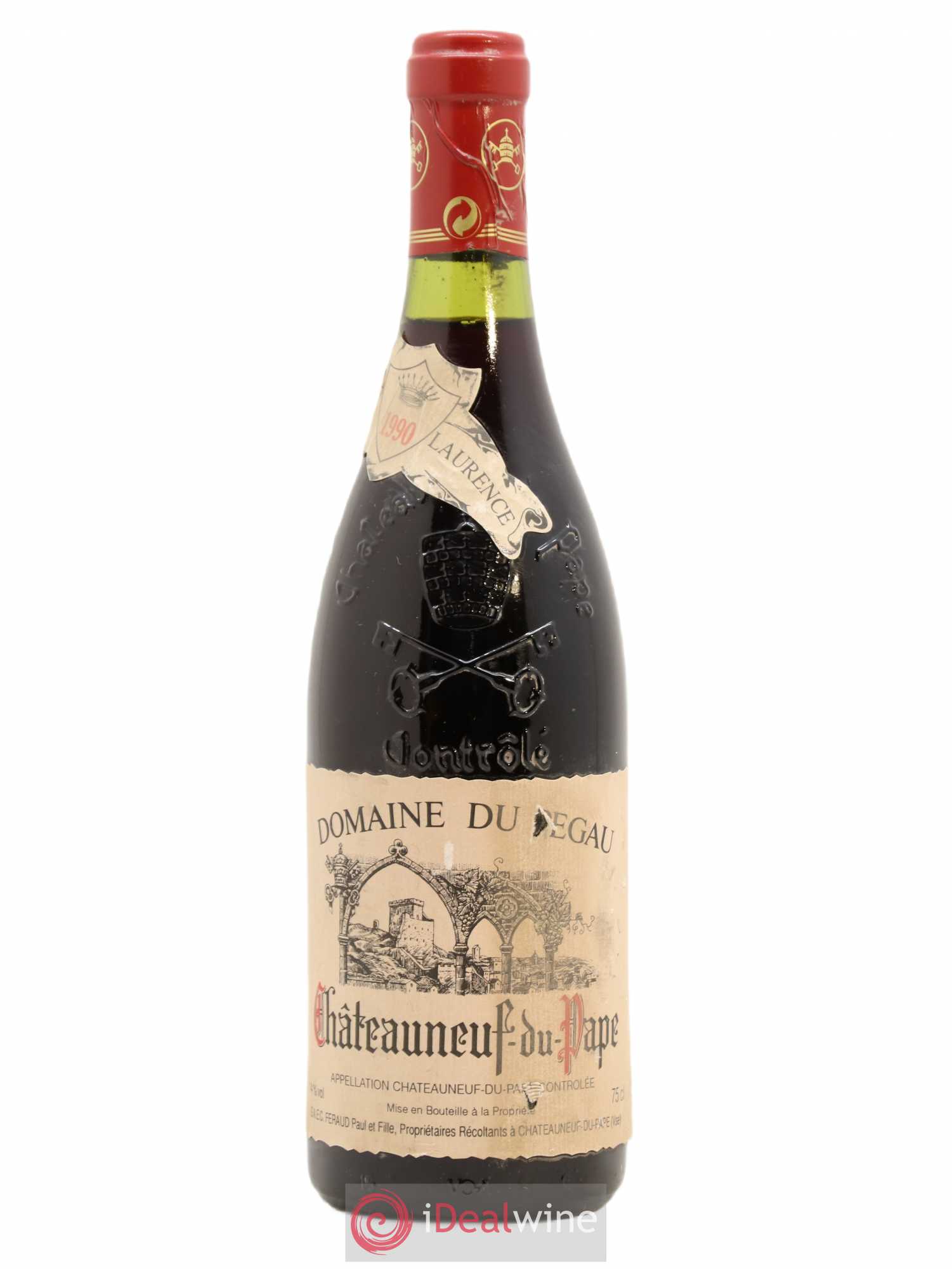 Châteauneuf-du-Pape Domaine du Pégau Cuvée Laurence Paul et Laurence Féraud 1990 - Lot de 1 bouteille - 0