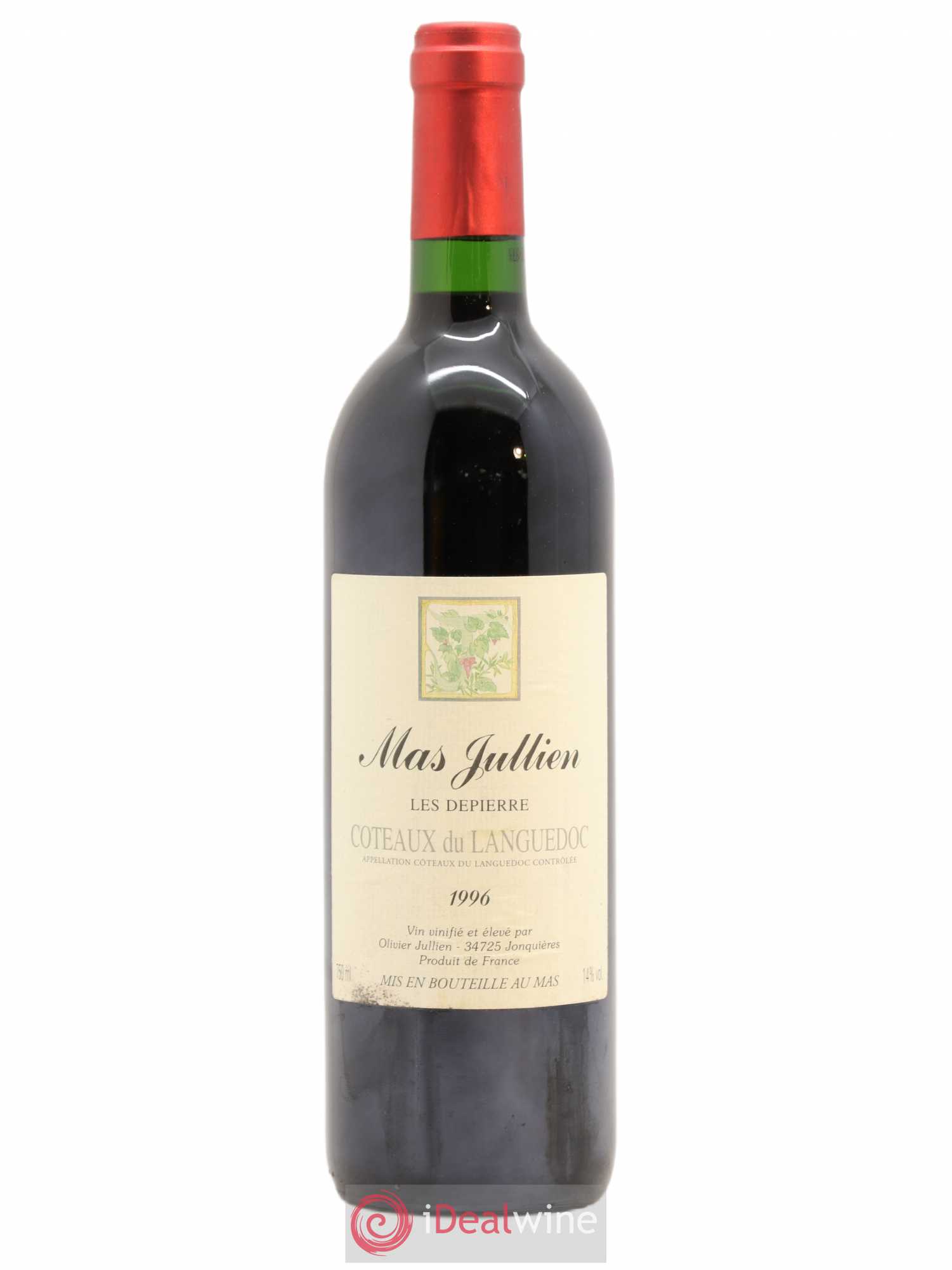 Coteaux du Languedoc Les Depierre Mas Jullien 1996 - Posten von 1 Flasche - 0