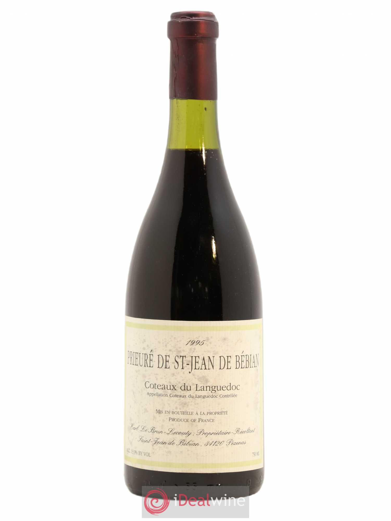 Languedoc Prieuré St-Jean de Bébian 1995 - Lot de 1 bouteille - 0