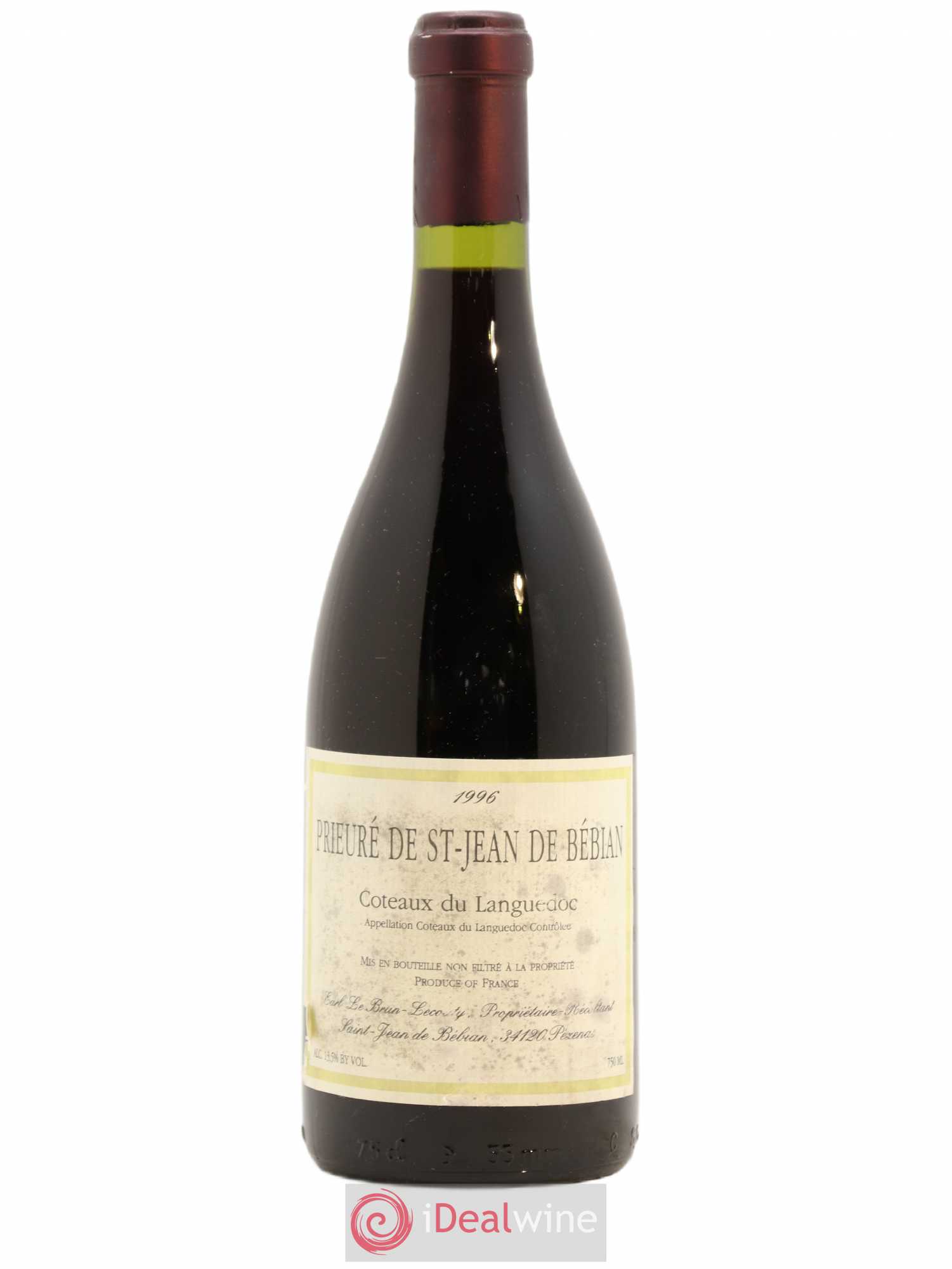 Languedoc Prieuré St-Jean de Bébian 1996 - Lot de 1 bouteille - 0