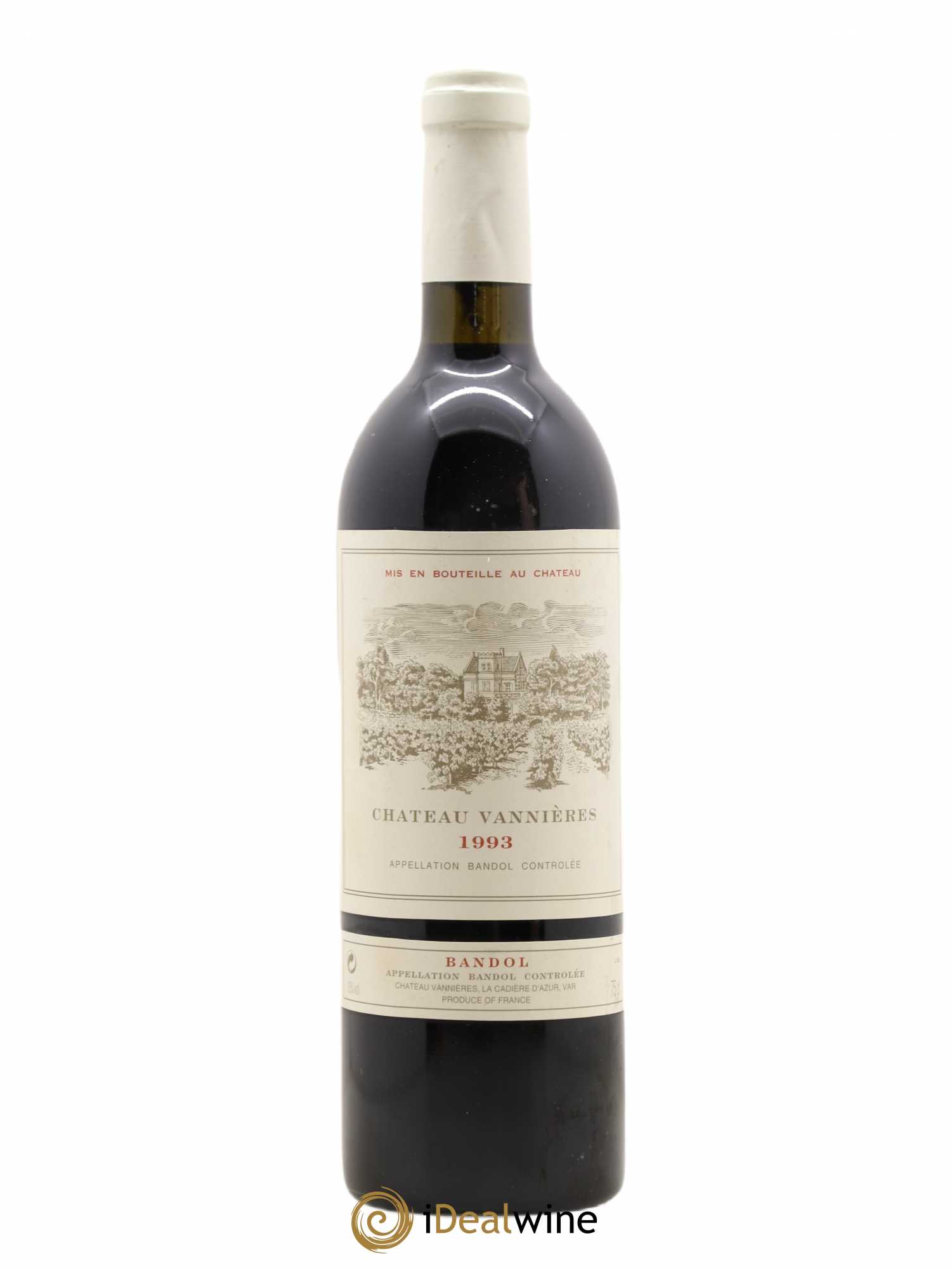 Bandol Château Vannières Éric et Charles-Éric Boisseaux 1993 - Lot de 1 bouteille - 0