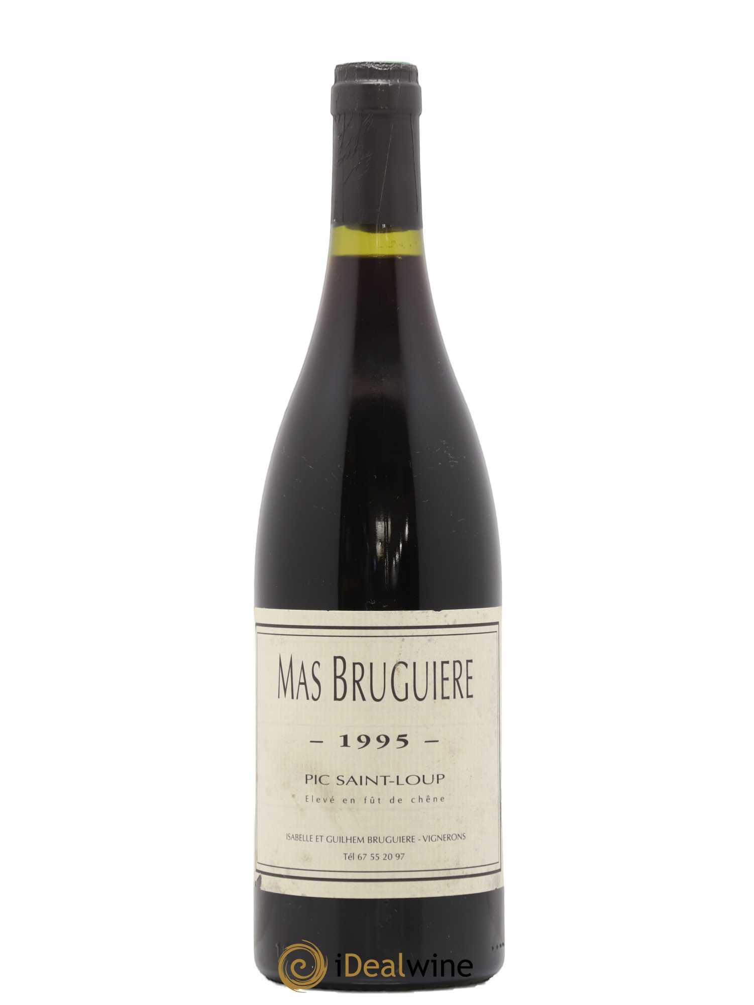 Coteaux du Languedoc Mas Bruguiere Pic Saint Loup (sans prix de réserve) 1995 - Posten von 1 Flasche - 0