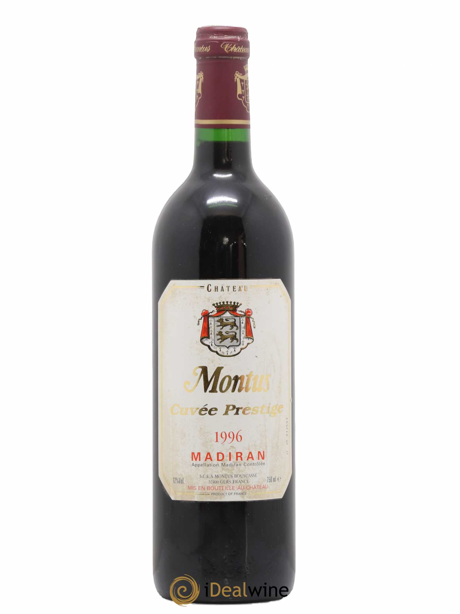 Madiran Château Montus-Prestige Alain Brumont 1996 - Lot de 1 bouteille - 0