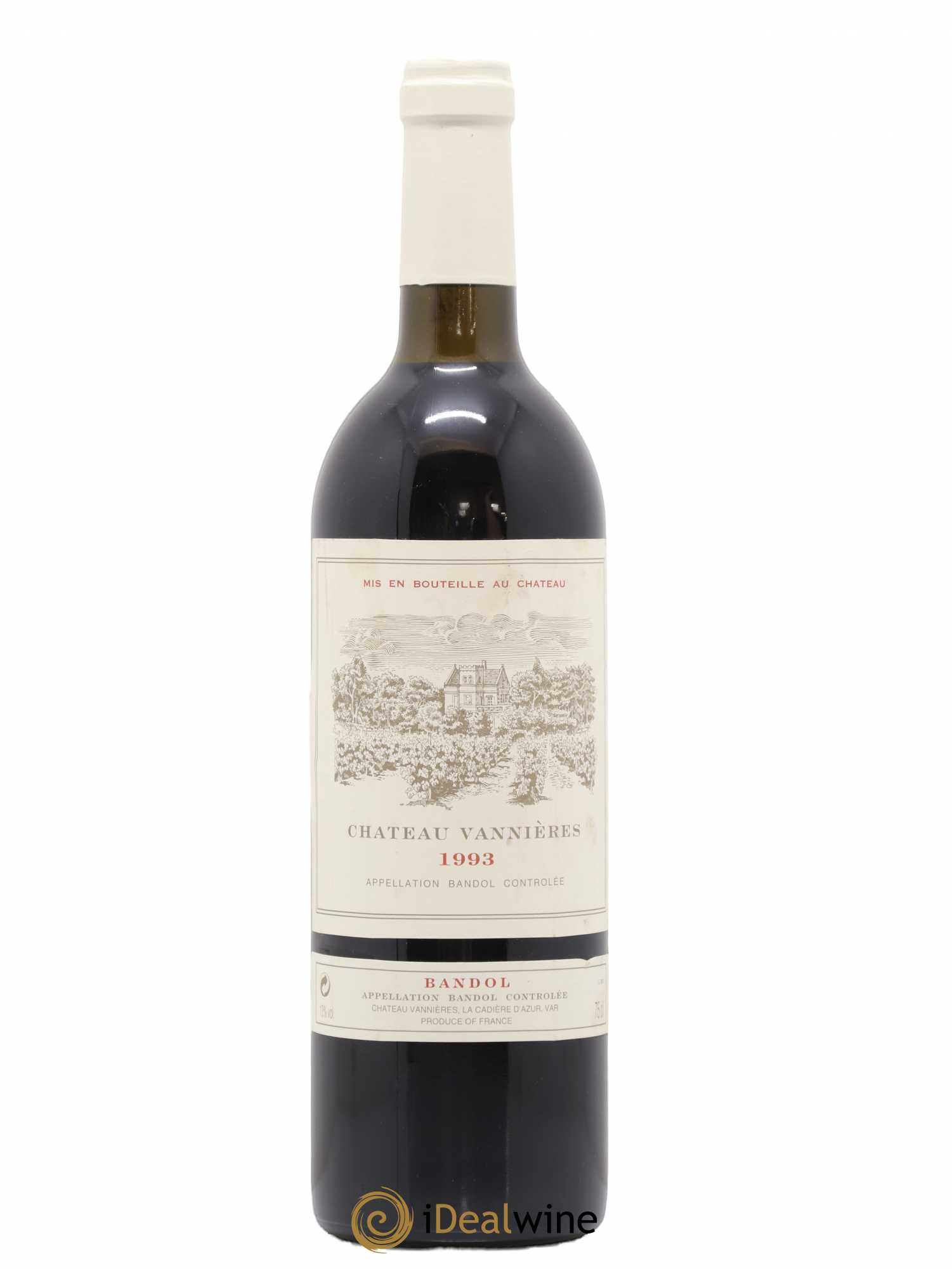 Bandol Château Vannières Éric et Charles-Éric Boisseaux (sans prix de réserve) 1993 - Lot de 1 bouteille - 0