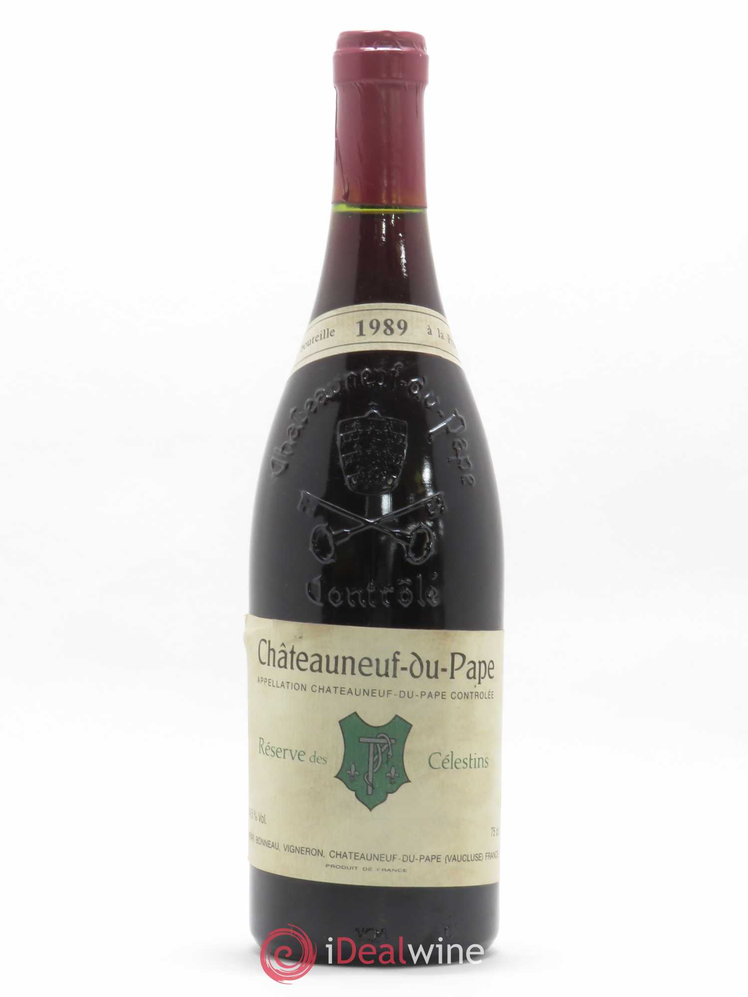 Châteauneuf-du-Pape Réserve des Célestins Henri Bonneau & Fils 1989 - Lot de 1 bouteille - 0