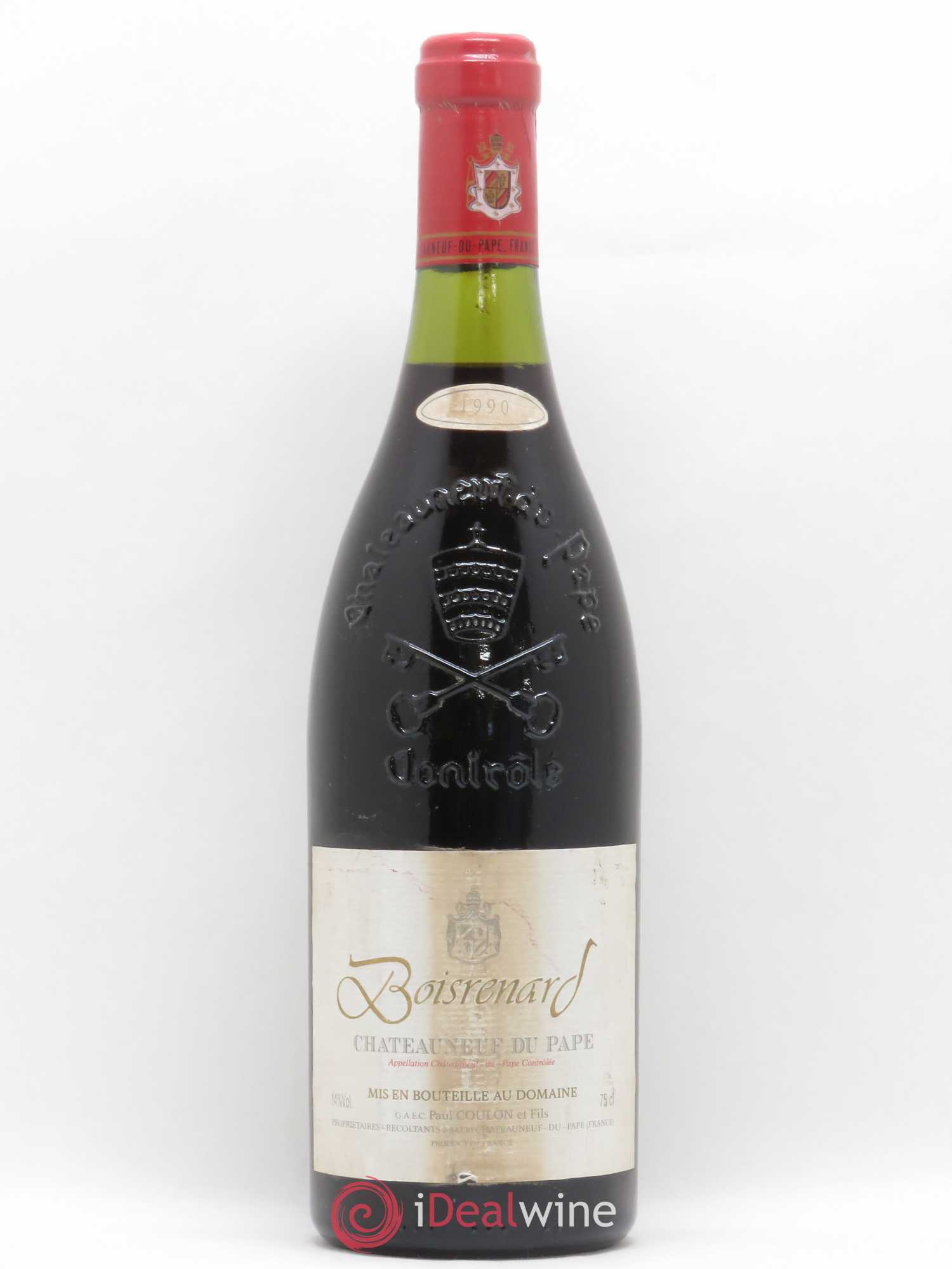 Châteauneuf-du-Pape Cuvée Boisrenard Beaurenard (Domaine de) 1990 - Lot de 1 bouteille - 0