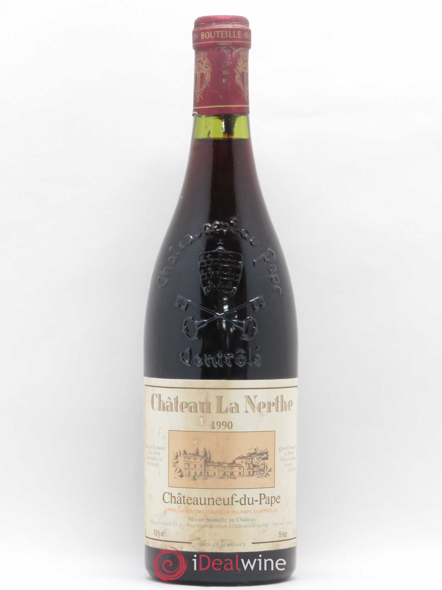 Châteauneuf-du-Pape Château la Nerthe Famille Richard 1990 - Lot de 1 bouteille - 0