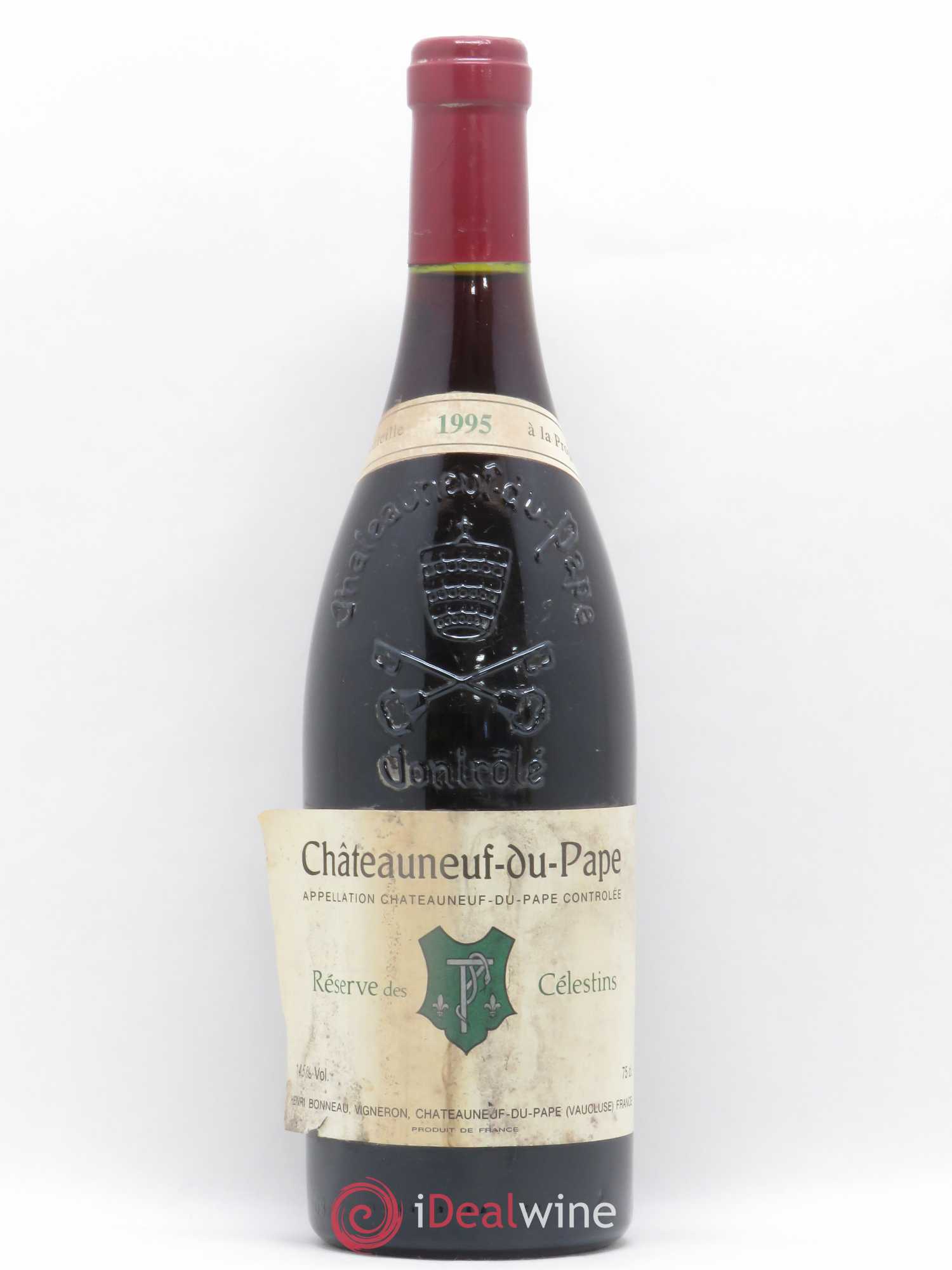 Châteauneuf-du-Pape Réserve des Célestins Henri Bonneau & Fils 1995 - Lot de 1 bouteille - 0