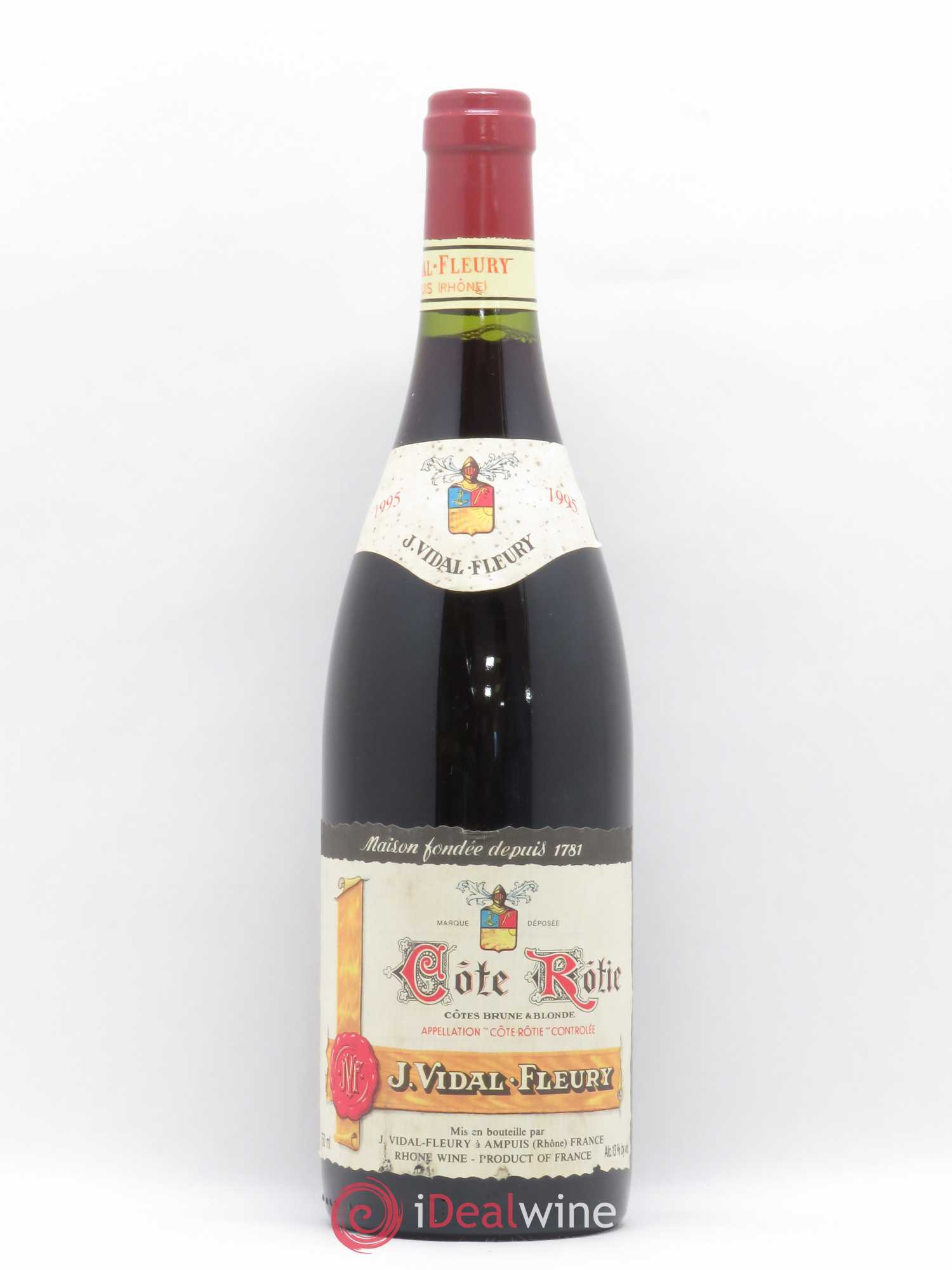 Côte-Rôtie Brune et Blonde Vidal Fleury 1995 - Lot de 1 bouteille - 0