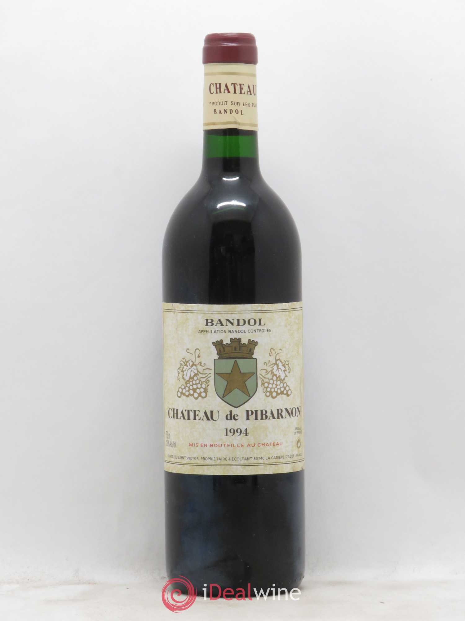 Bandol Château de Pibarnon Comte de Saint-Victor 1994 - Lot de 1 bouteille - 0
