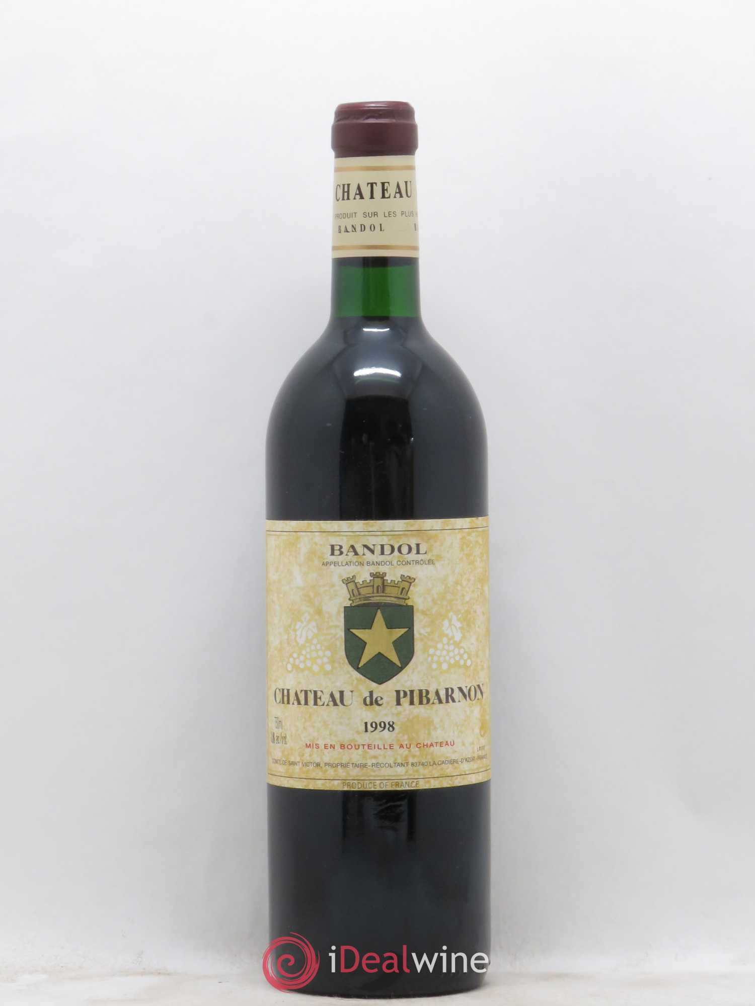 Bandol Château de Pibarnon Comte de Saint-Victor 1998 - Lot de 1 bouteille - 0