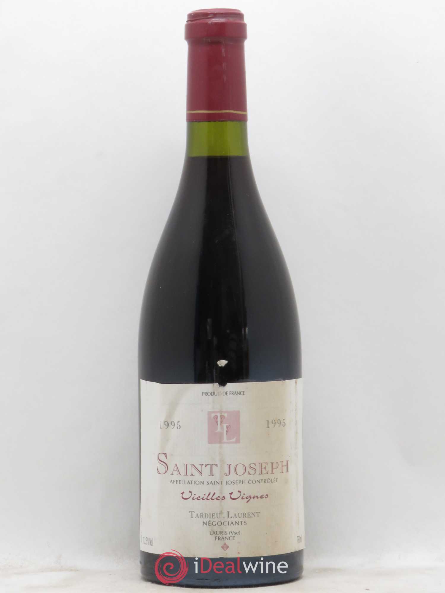 Saint-Joseph Vieilles vignes Maison Tardieu-Laurent 1995 - Lot de 1 bouteille - 0