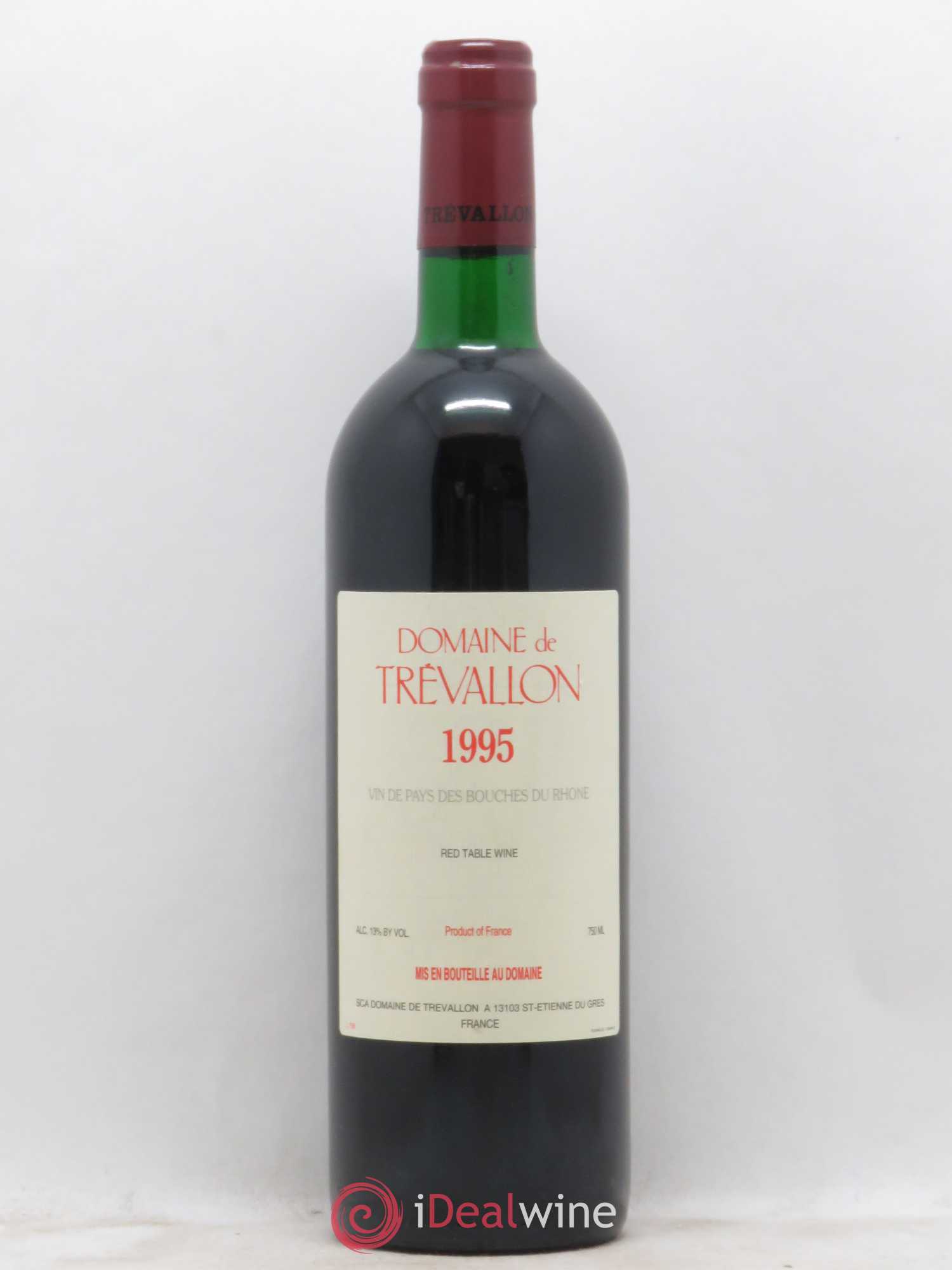VDP Bouches du Rhône Trévallon (Domaine de) Eloi Dürrbach 1995 - Lot de 1 bouteille - 0