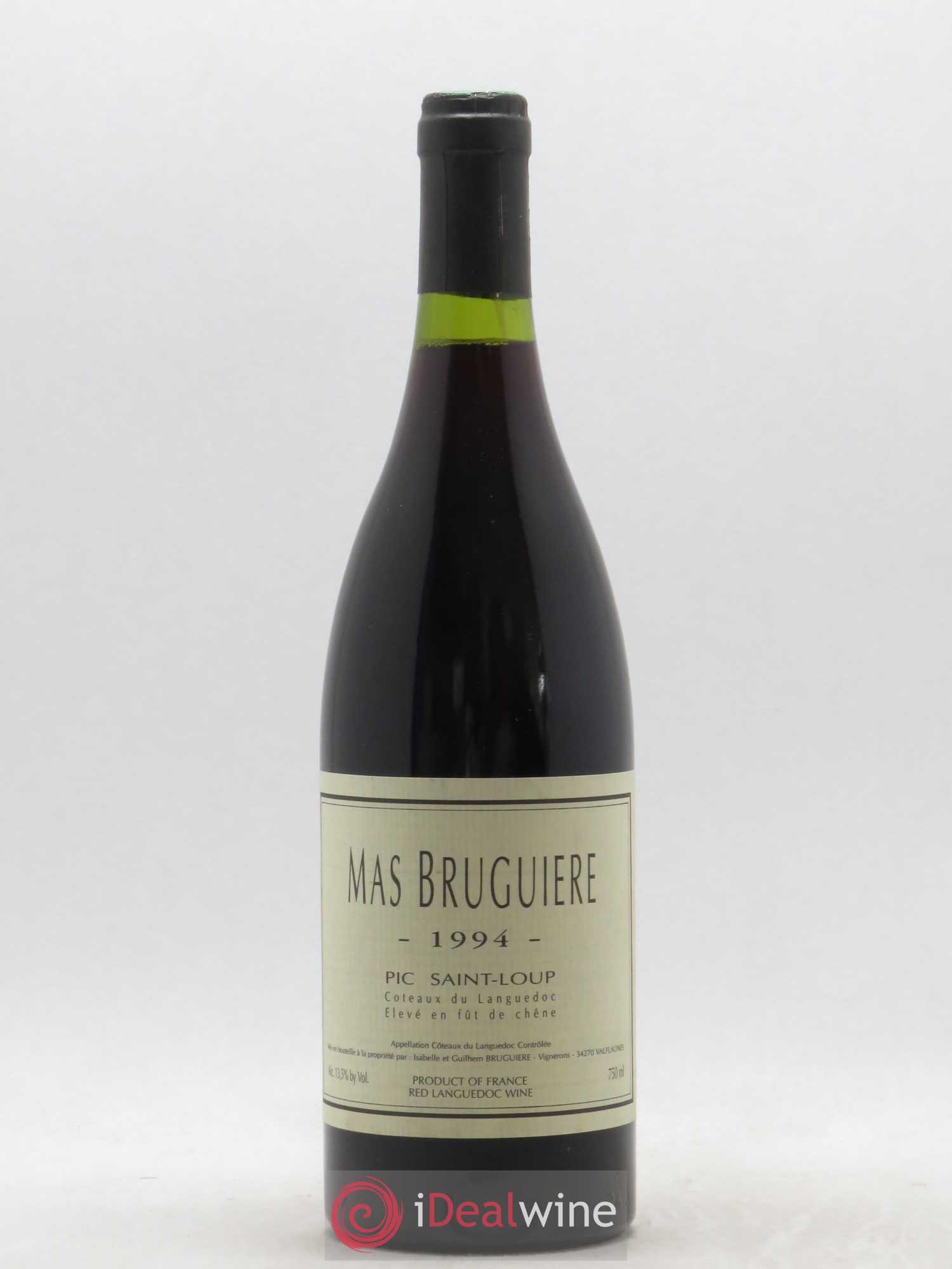 Coteaux du Languedoc Pic Saint Loup Mas Brugiere 1994 - Posten von 1 Flasche - 0