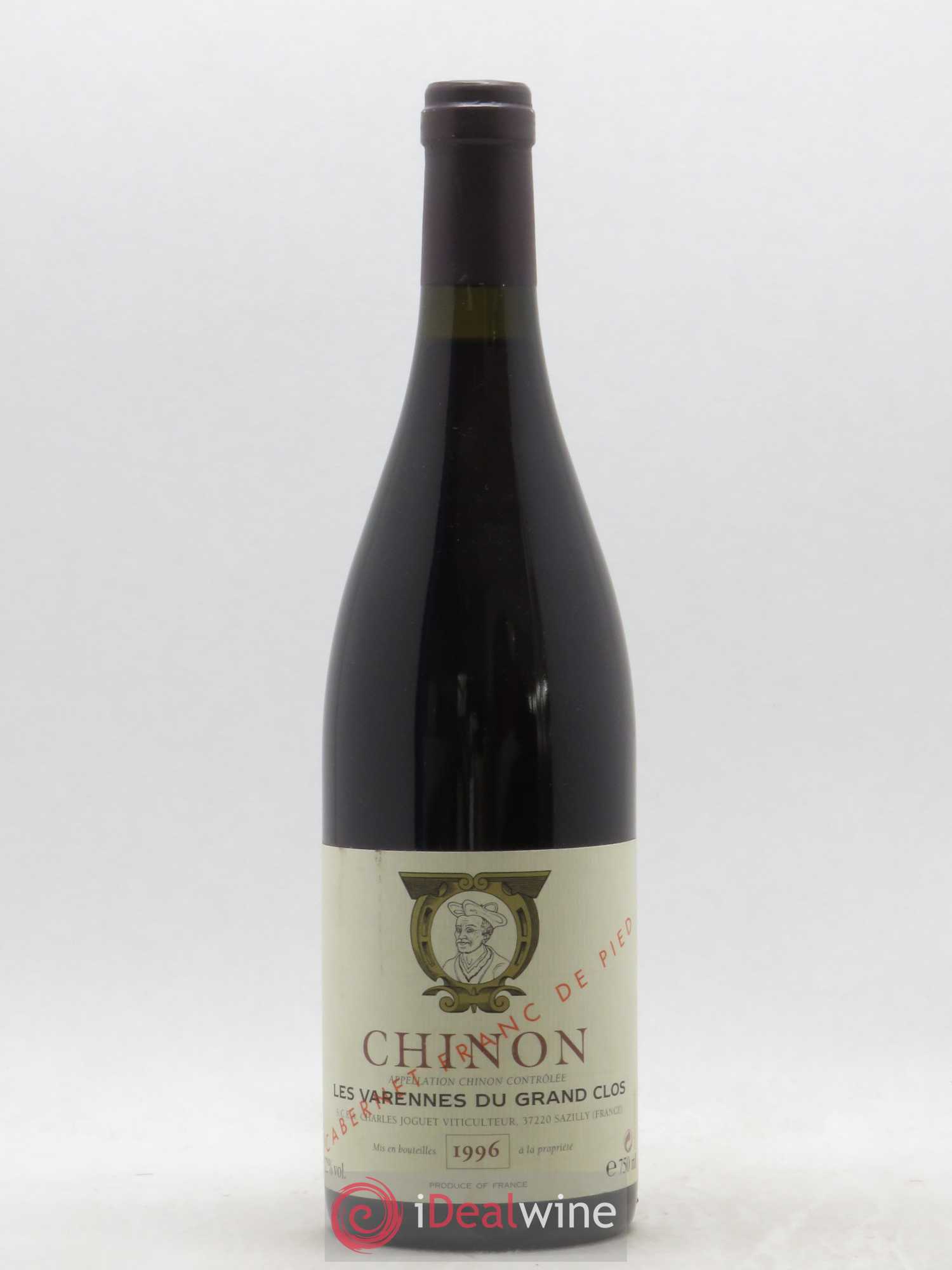 Chinon Les Varennes du Grand Clos Franc de Pied Charles Joguet (Domaine) Cabernet 1996 - Lot de 1 bouteille - 0