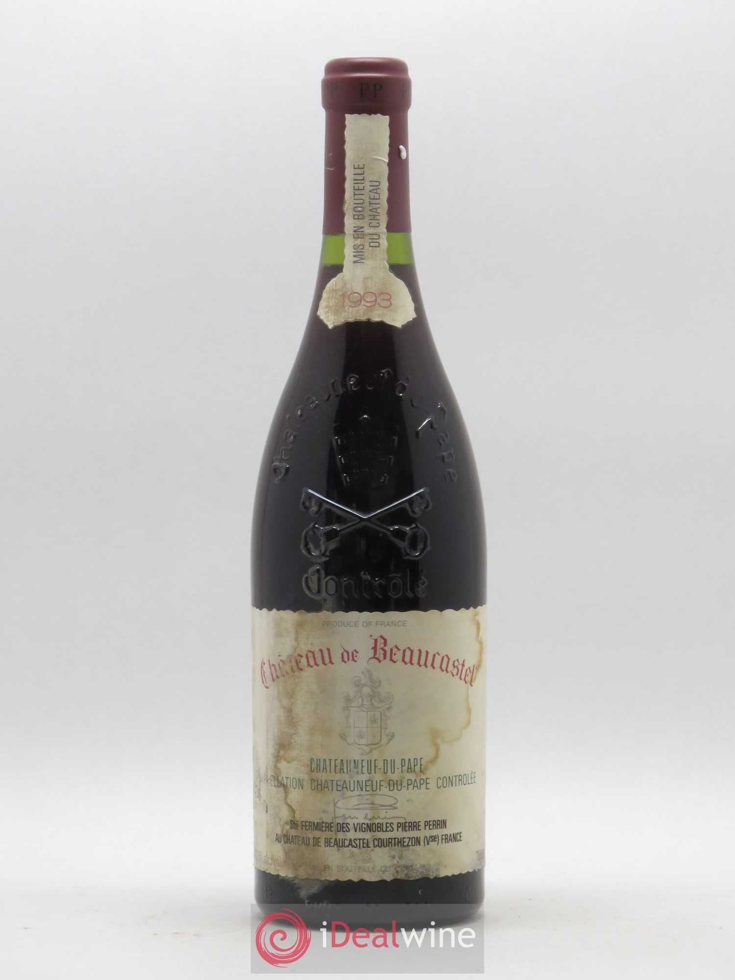 Châteauneuf-du-Pape Château de Beaucastel Famille Perrin 1993 - Lot de 1 bouteille - 0