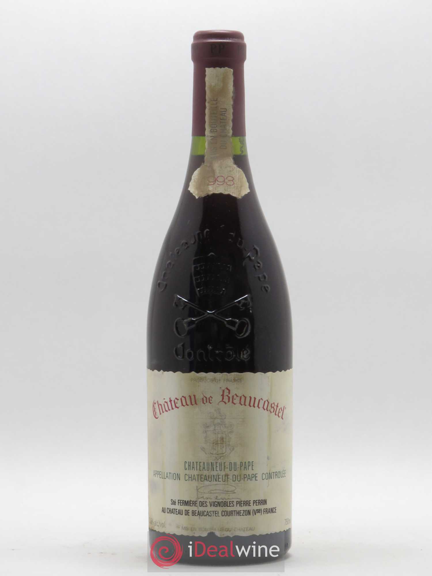 Châteauneuf-du-Pape Château de Beaucastel Famille Perrin 1993 - Lot de 1 bouteille - 0