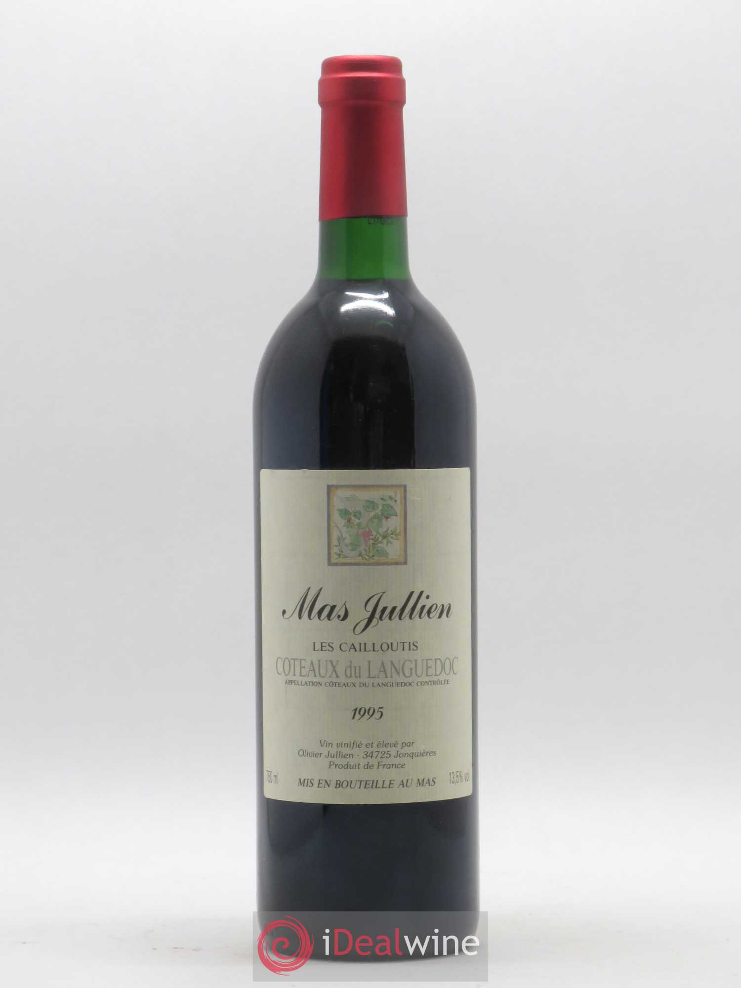 Coteaux du Languedoc Mas Jullien Les Cailloutis Olivier Jullien 1995 - Lot de 1 bouteille - 0