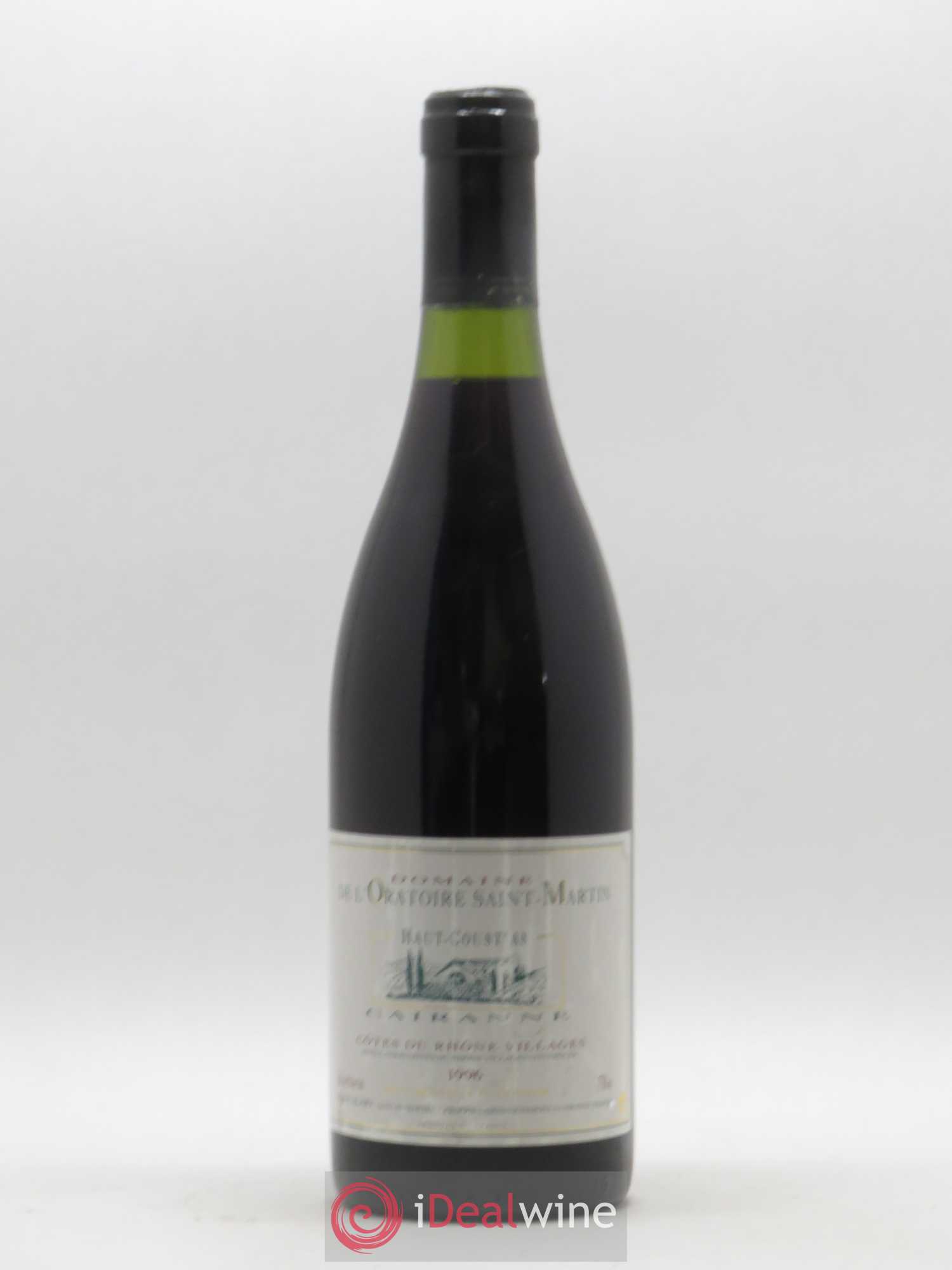 Cairanne Haut-Coustias Oratoire Saint-Martin - Frédéric et François Alary 1996 - Lot de 1 bouteille - 0