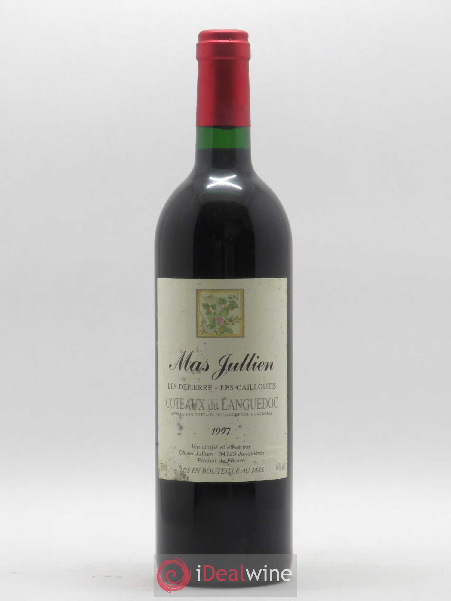 Coteaux du Languedoc Les Depierre - Les Cailloutis Mas Jullien 1997 - Posten von 1 Flasche - 0