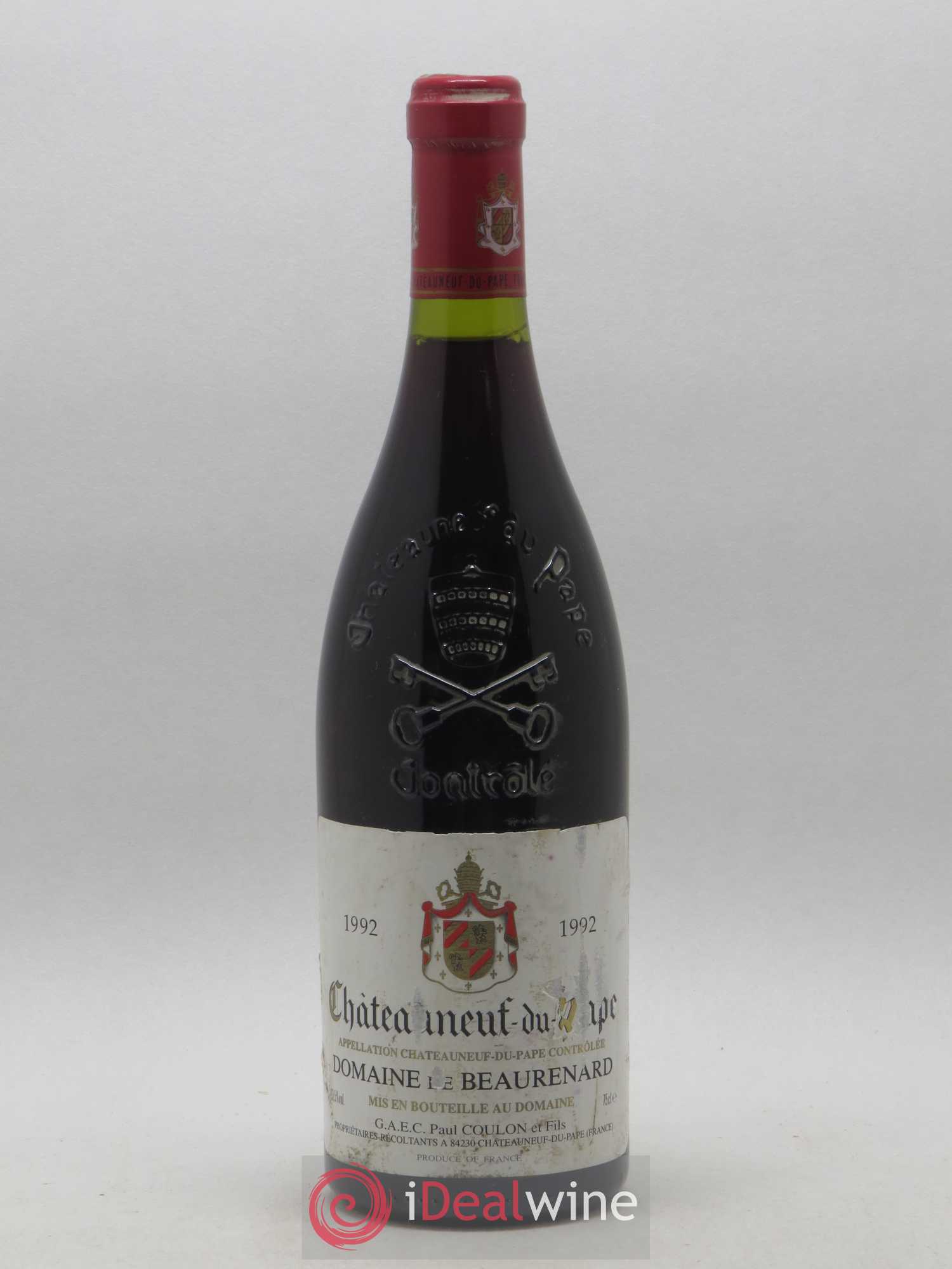 Châteauneuf-du-Pape Beaurenard (Domaine de) 1992 - Lot de 1 bouteille - 0