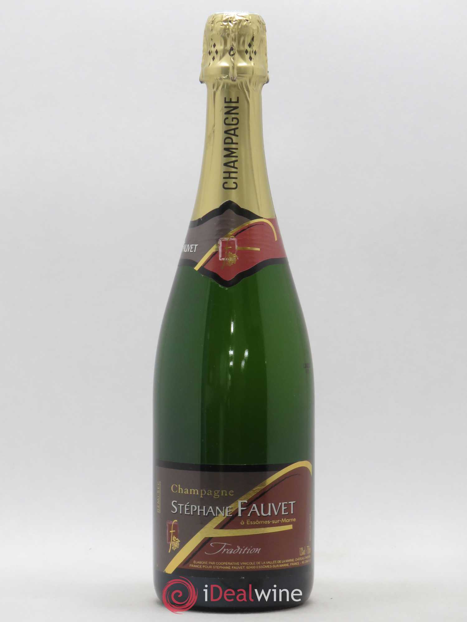 Champagne Stéphane Fauvet Tradition Demi-sec - Lot de 1 bouteille - 0